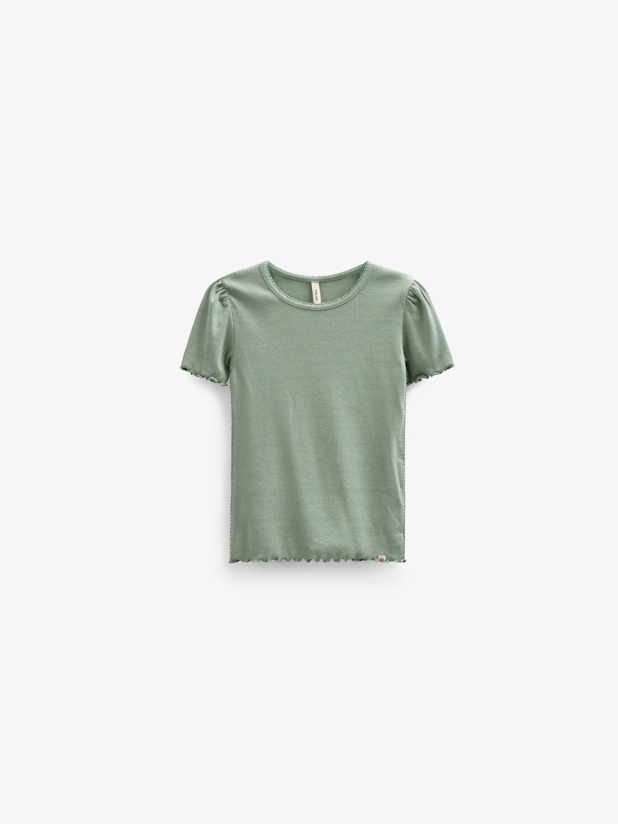 T-Shirt aus Modalripp - Tween - Dusty Green | 101303 Lottie