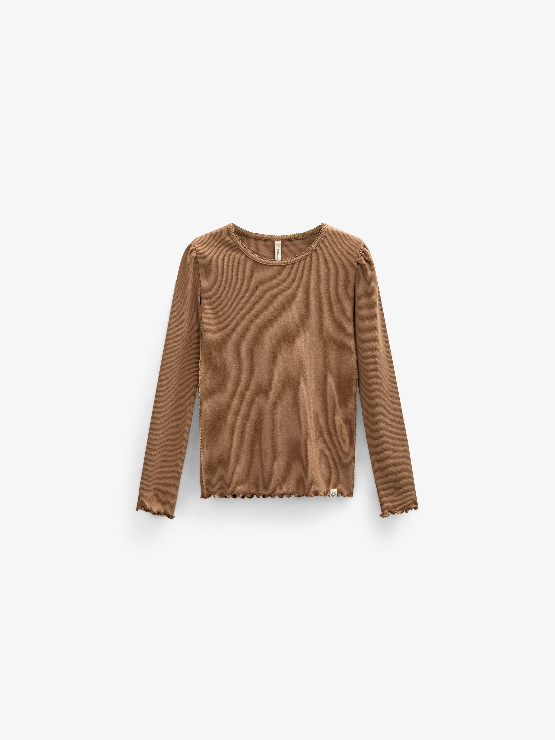 Langärmeliges T-Shirt aus Modalripp - Kids - Coconut | 101308 Lottie