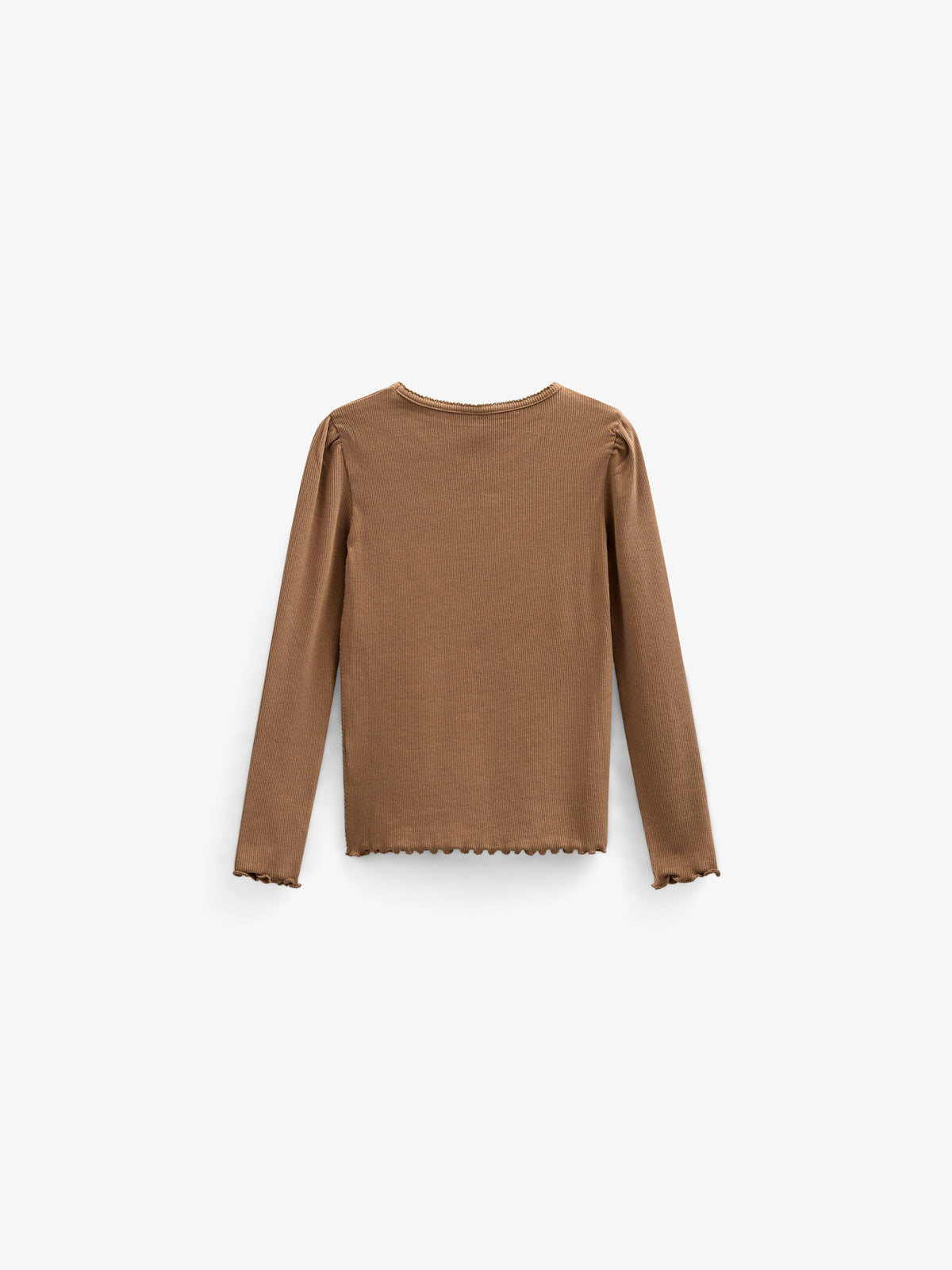 Modal Rib Long Sleeved T-shirt - Tween - Coconut | 101309 Lottie