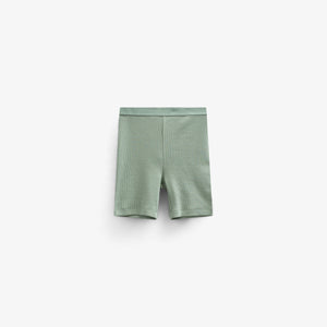 Kurze Shorts aus Modalripp - Kids - Dusty Green | 101318 Lottie