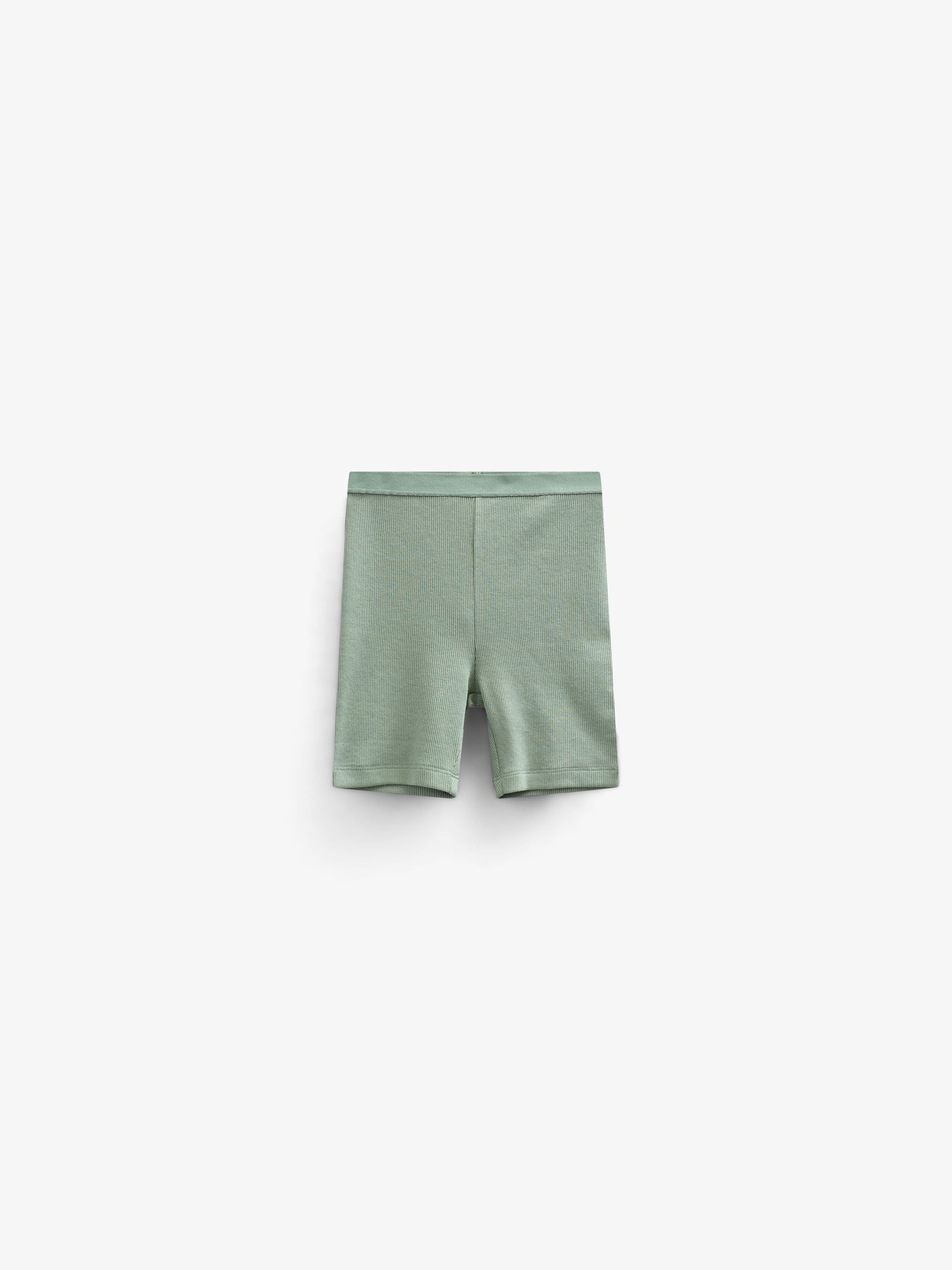 Kurze Shorts aus Modalripp - Kids - Dusty Green | 101318 Lottie