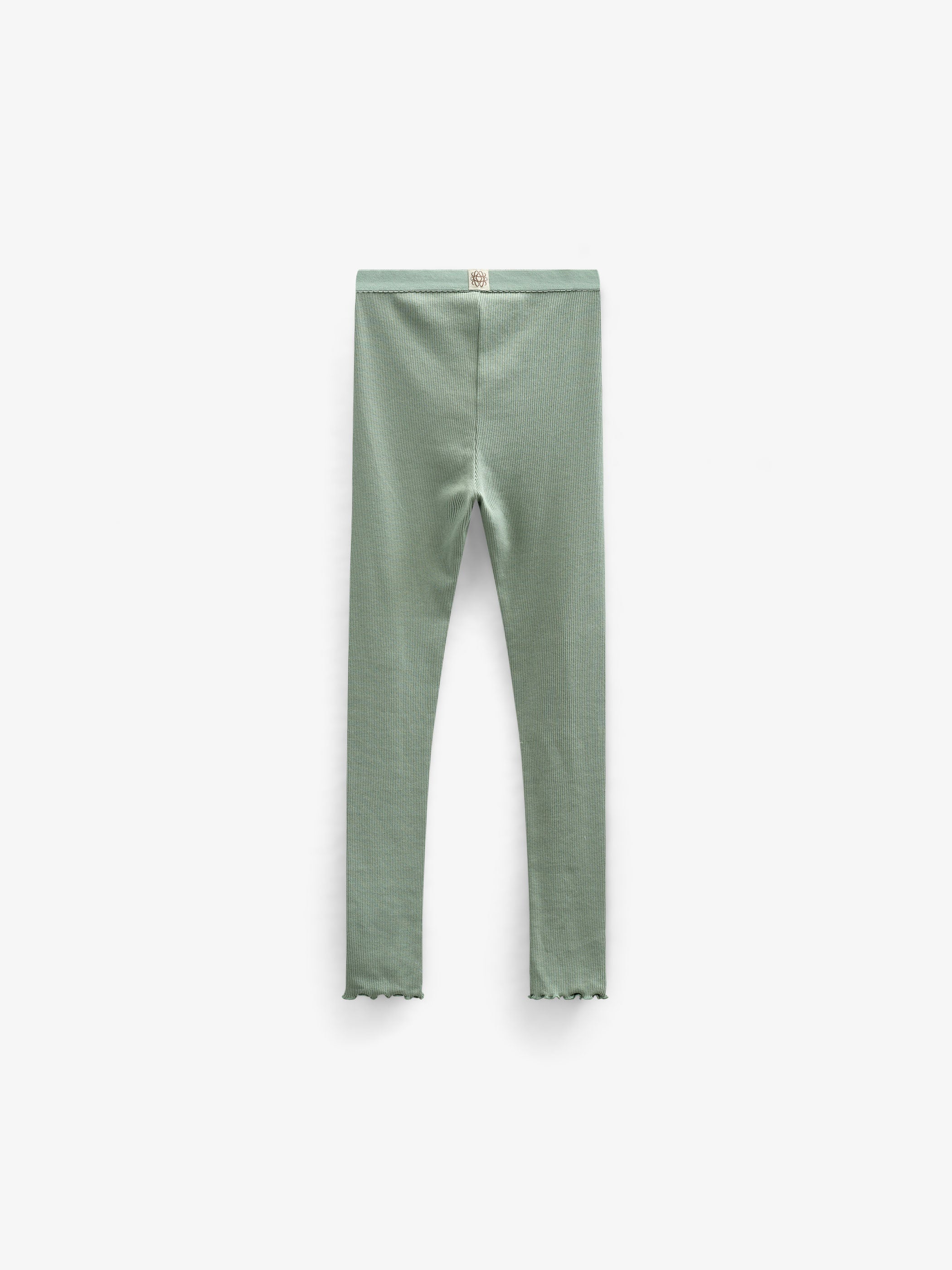 Modal-Ripp-Leggings - Kids - Dusty Green | 101326 Lottie