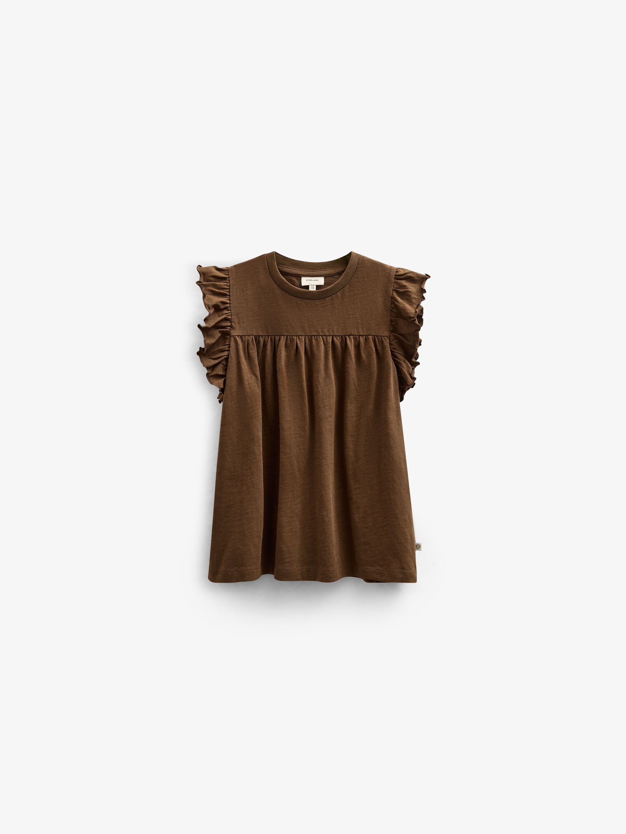 Jersey-Bluse - Tween - Dark Brown | 101333 Lucia