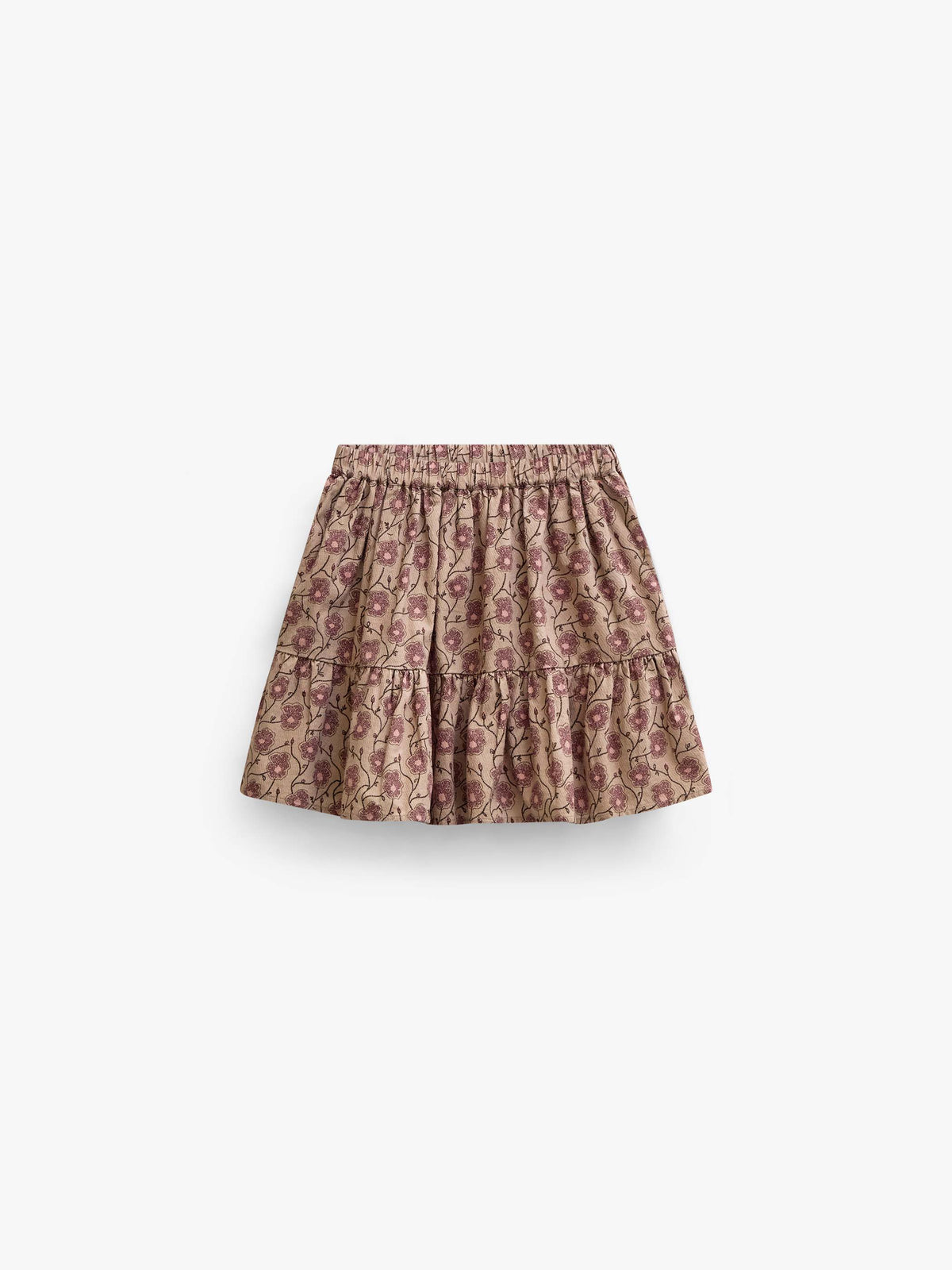 Geblümter Baumwollrock Tween - Rose/Bordeaux | 101430 Nova