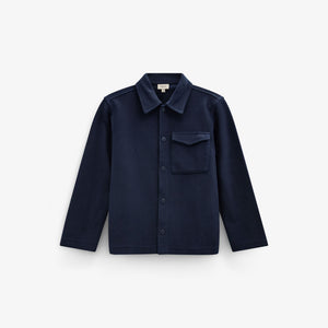 Textured Sweat Overshirt - Tween - Navy | 101501 Wilder