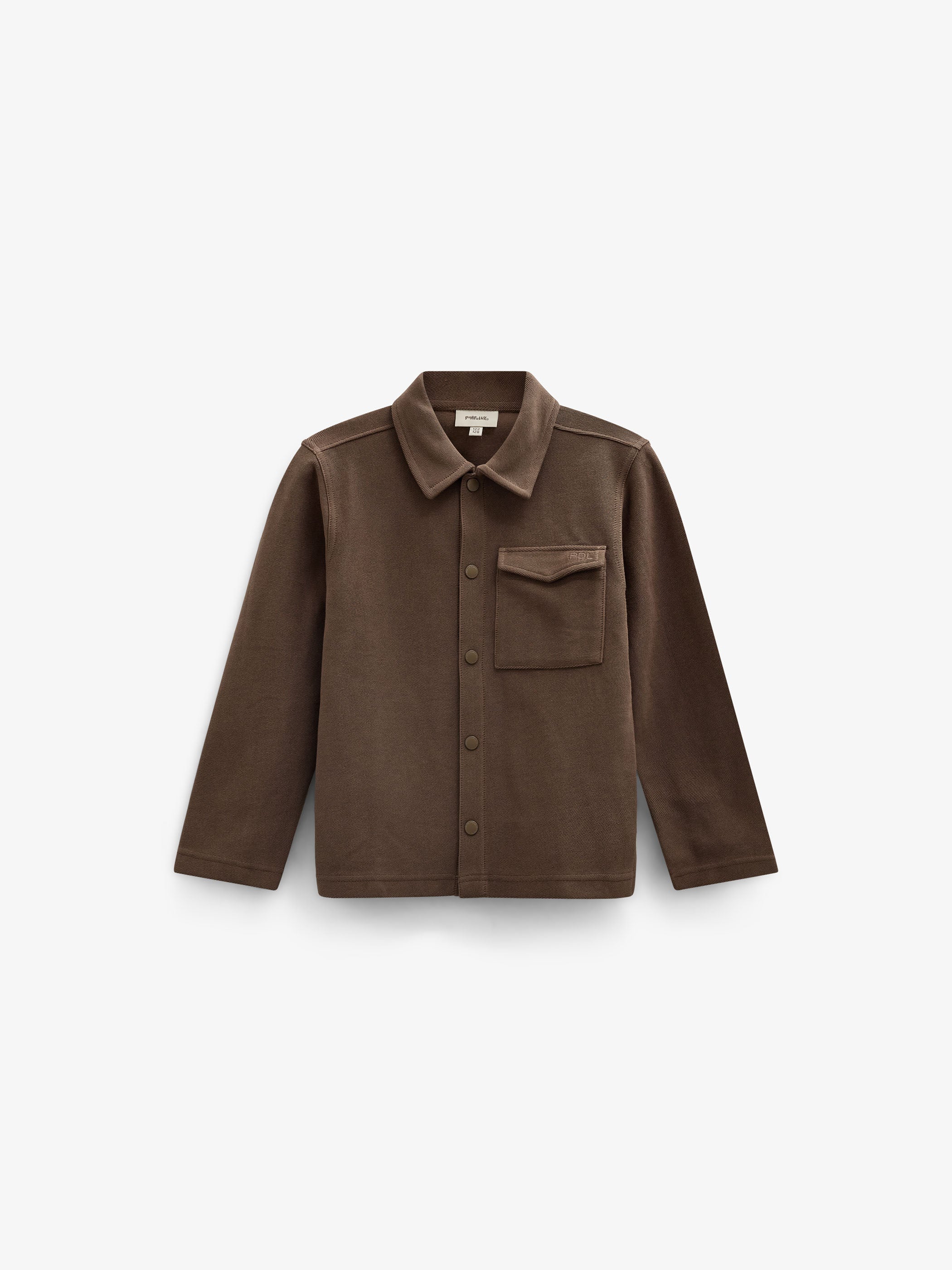 Overshirt aus strukturiertem Sweatstoff Tween - Brown | 101502 Wilder