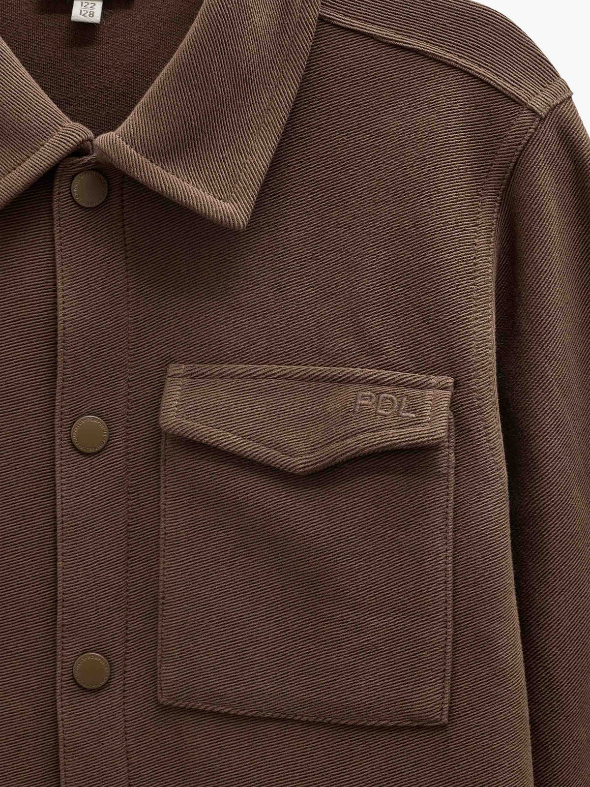 Overshirt aus strukturiertem Sweatstoff Tween - Brown | 101502 Wilder