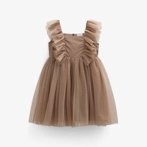 Tulle Dress - Tween - Light Brown | 101510 Bianca