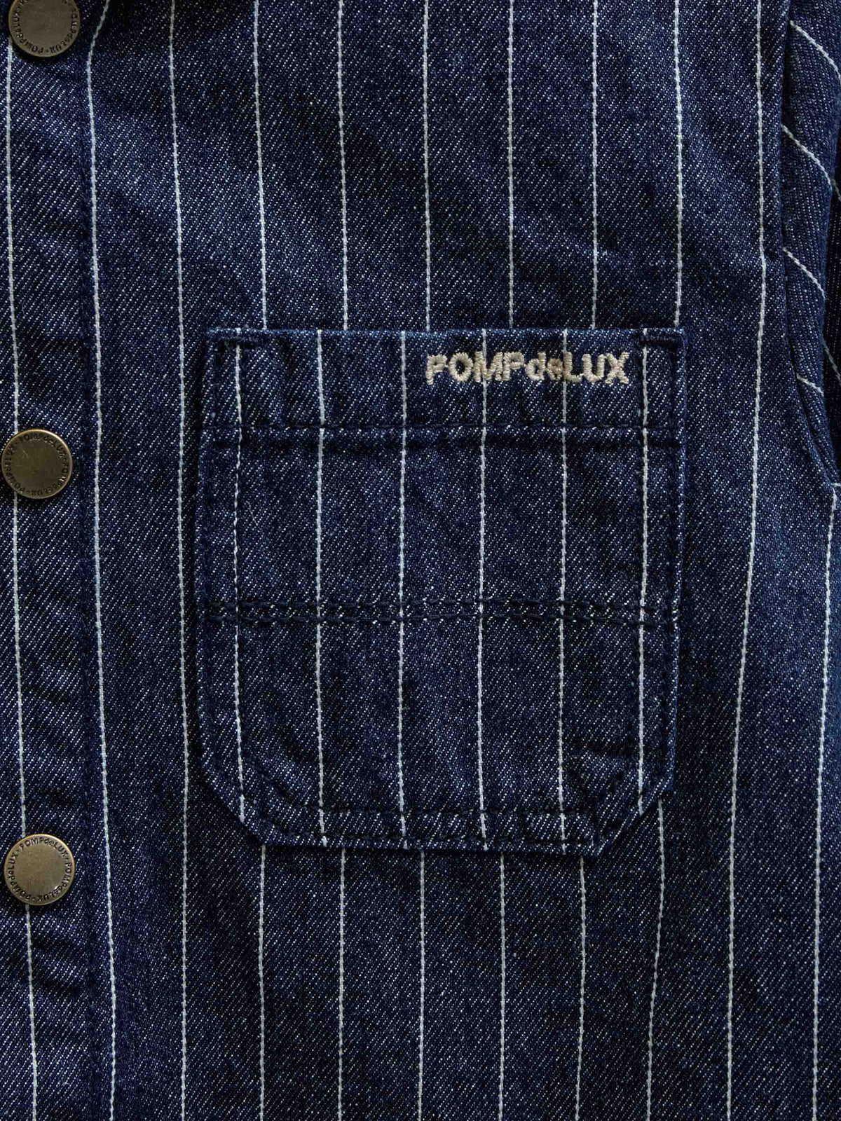 Jeans-Overshirt mit Nadelstreifen Tween - Dark Blue | 101515 Austin