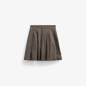 Baumwollrock mit Fischgrätmuster Tween - Dark Brown | 101521 Susse