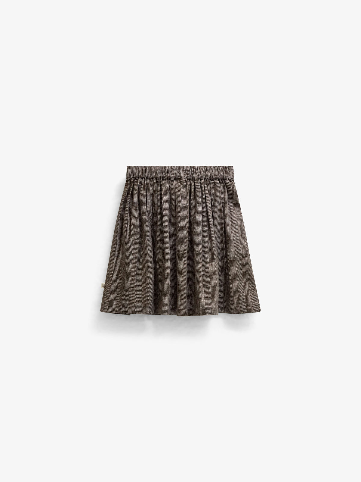 Baumwollrock mit Fischgrätmuster Tween - Dark Brown | 101521 Susse
