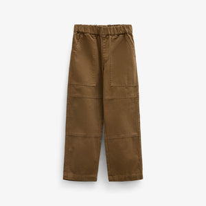 Canvas Patch Pocket Trousers - Kids - Light Brown | 101533 Greyson