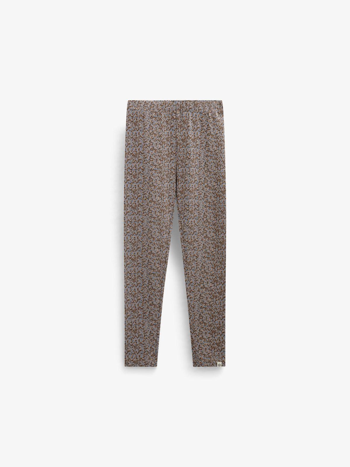 Kleingeblümte Jersey-Leggings Kids - Blue/Brown | 101549 Heidi