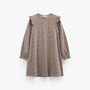 Kleingeblümtes Jerseykleid Tween - Blue/Brown | 101554 Heidi