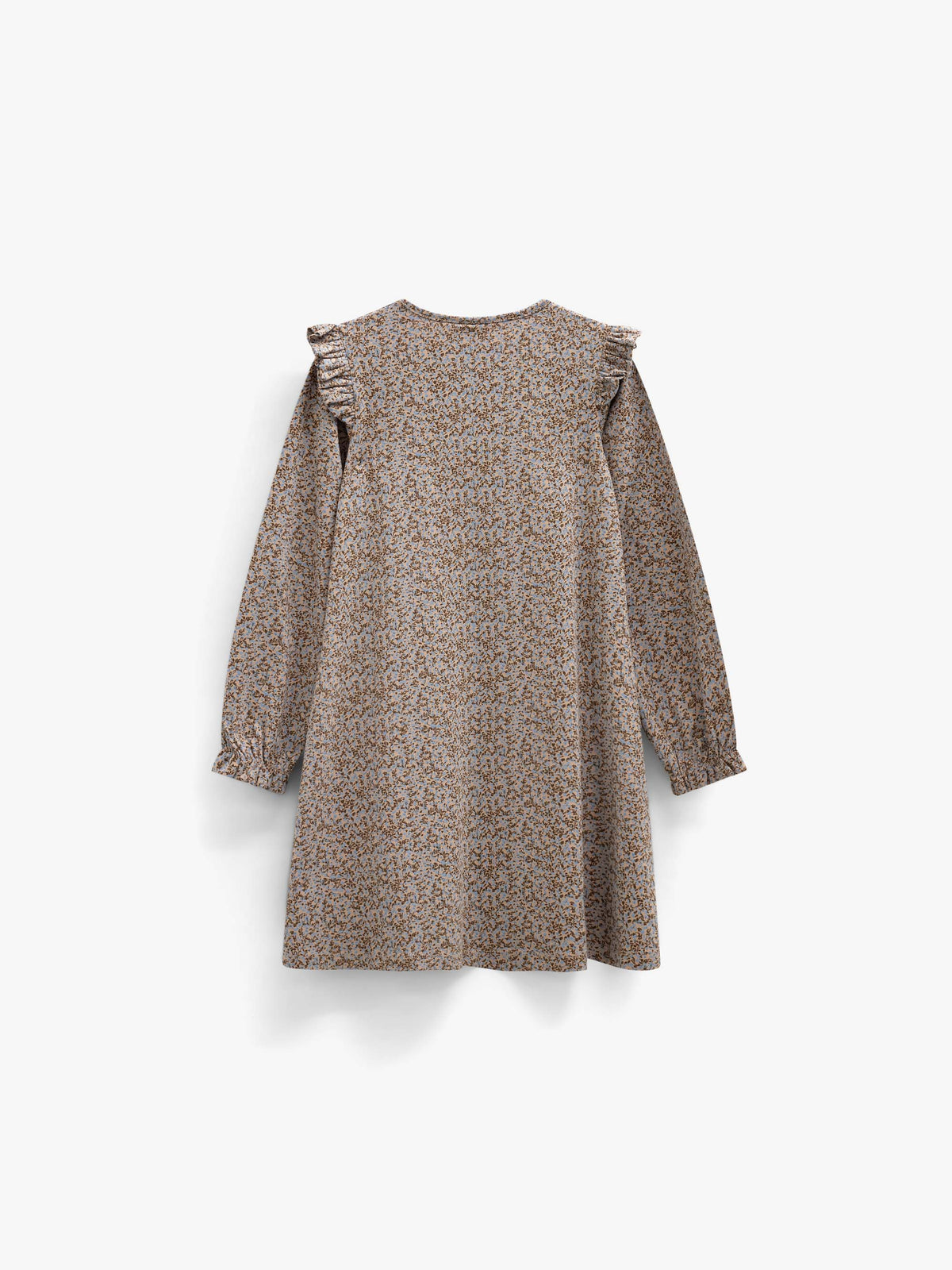 Kleingeblümtes Jerseykleid Tween - Blue/Brown | 101554 Heidi