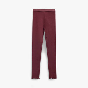 Gerippte Leggings aus Modal-Mix Kids - Bordeaux | 101569 Lottie