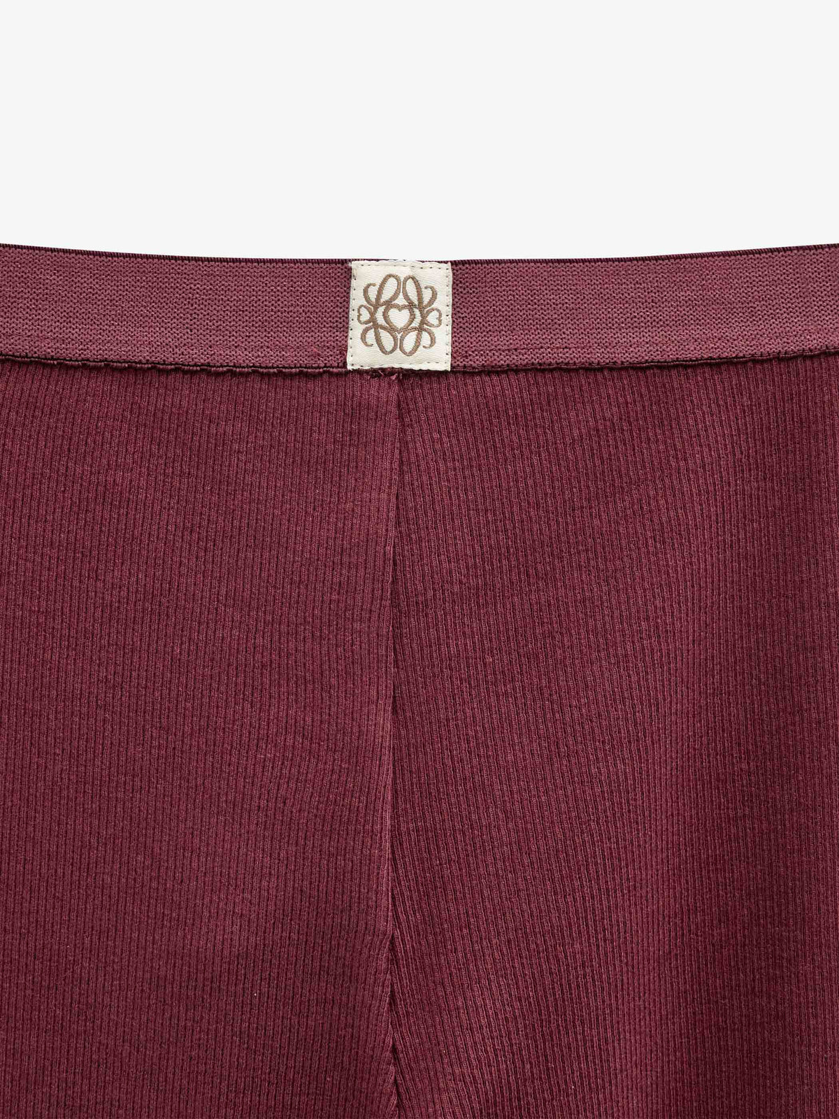 Gerippte Leggings aus Modal-Mix Kids - Bordeaux | 101569 Lottie