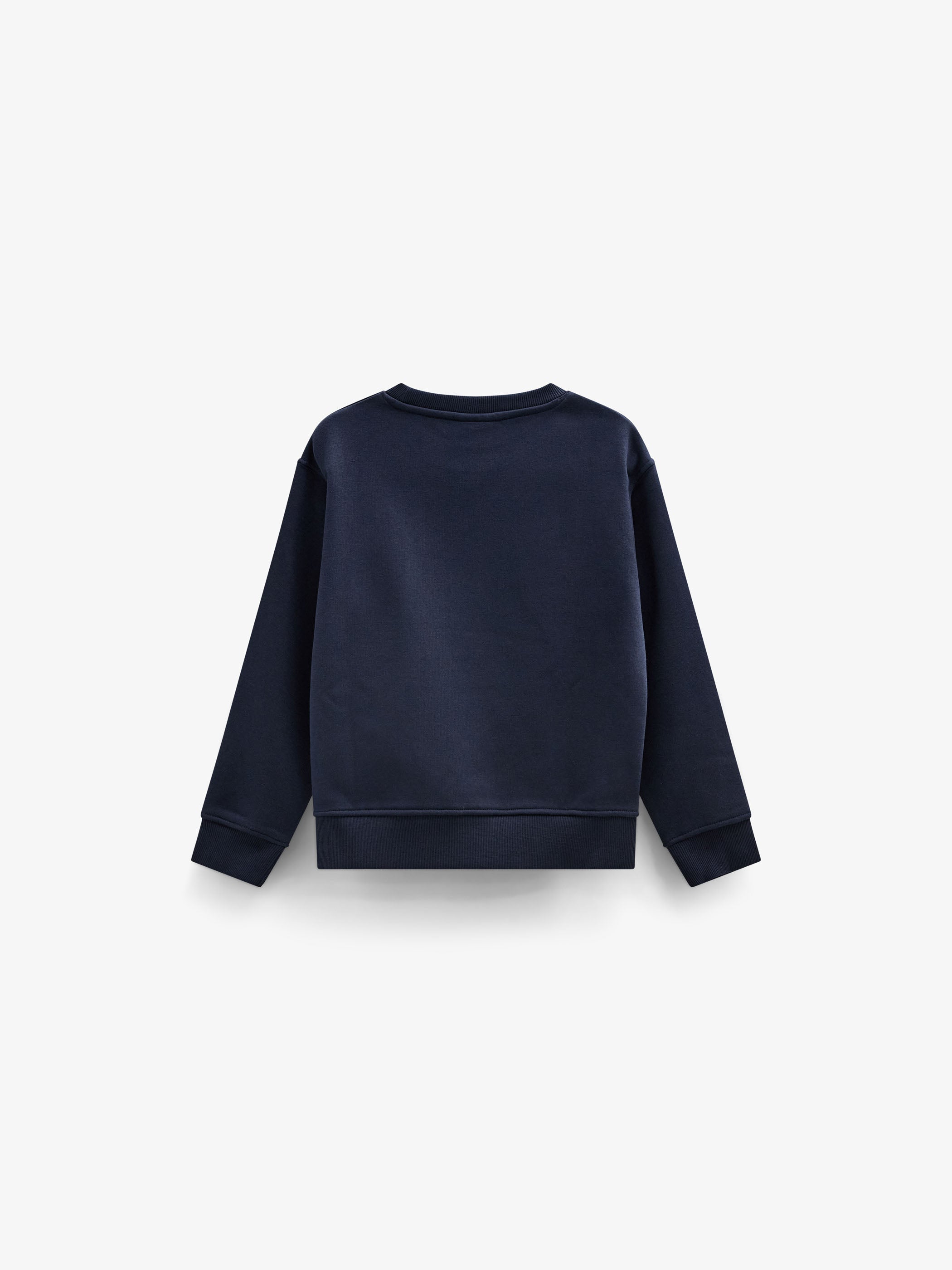 Smiley Crew Neck Sweatshirt - Kids - Navy | 101573 Andrew