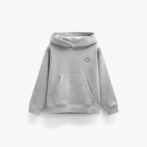 Hoodie mit Smiley-Stickerei Tween - Grey Melange | 101584 Andrew