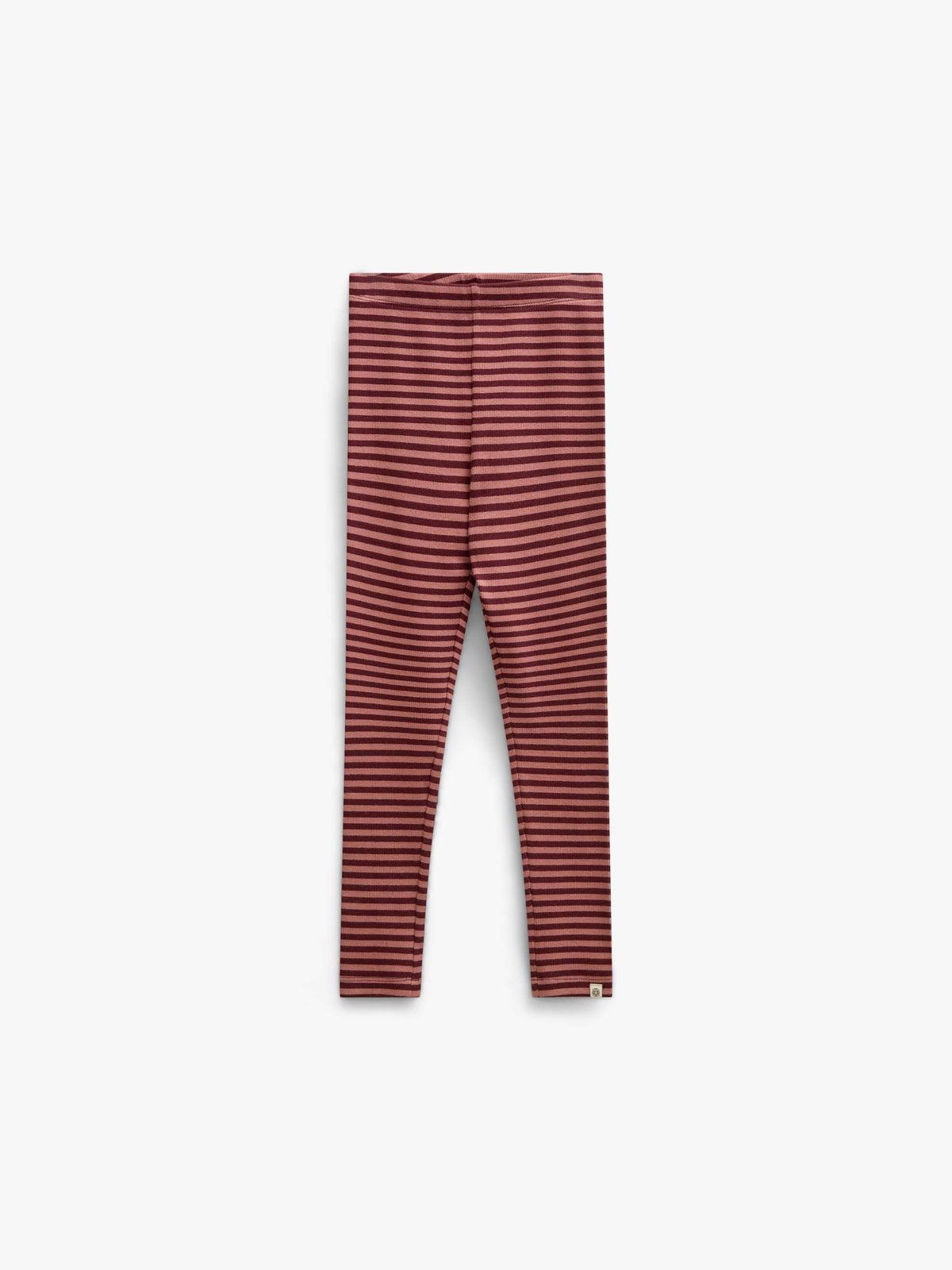 Gestreifte Ripp-Leggings Tween - Dusty Rose/Bordeaux | 101613 Gloria