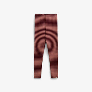 Striped Rib Leggings - Tween - Dusty Rose/Bordeaux | 101613 Gloria