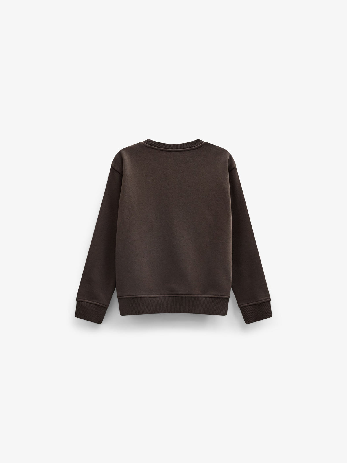 Rundhals-Sweatshirt mit Frottee-Stickerei Tween - Dark Brown | 101623 Joel