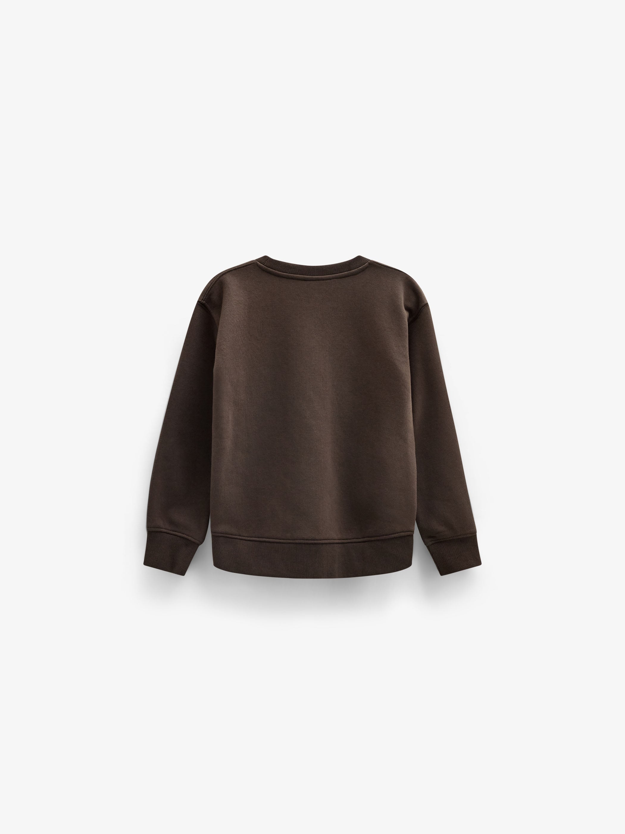 Sweatshirt mit Rippdetails Tween - Dark Brown | 101627 Zoe
