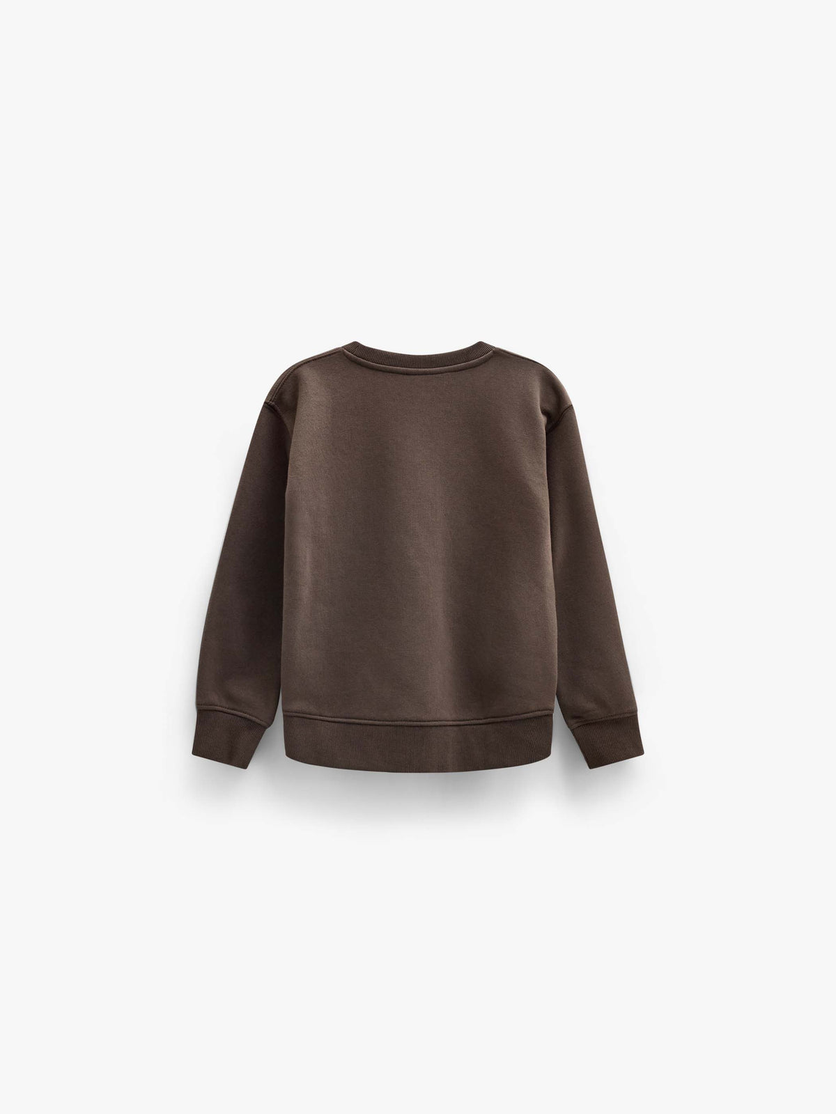 Sweatshirt mit Rippdetails Tween - Dark Brown | 101627 Zoe