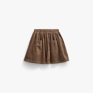 Cordrock mit aufgesetzten Taschen Tween - Brown | 101680 Greta