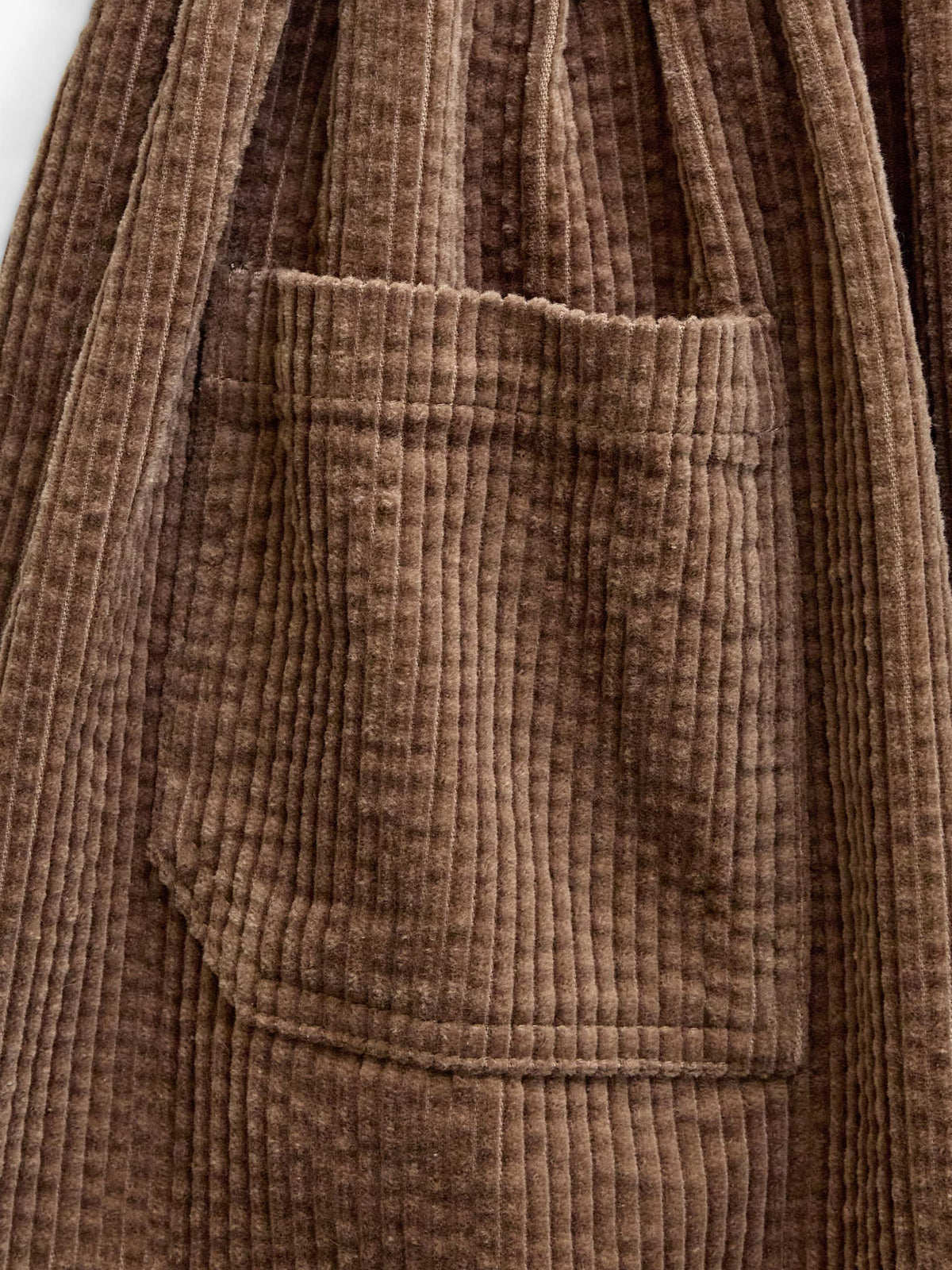 Cordrock mit aufgesetzten Taschen Tween - Brown | 101680 Greta