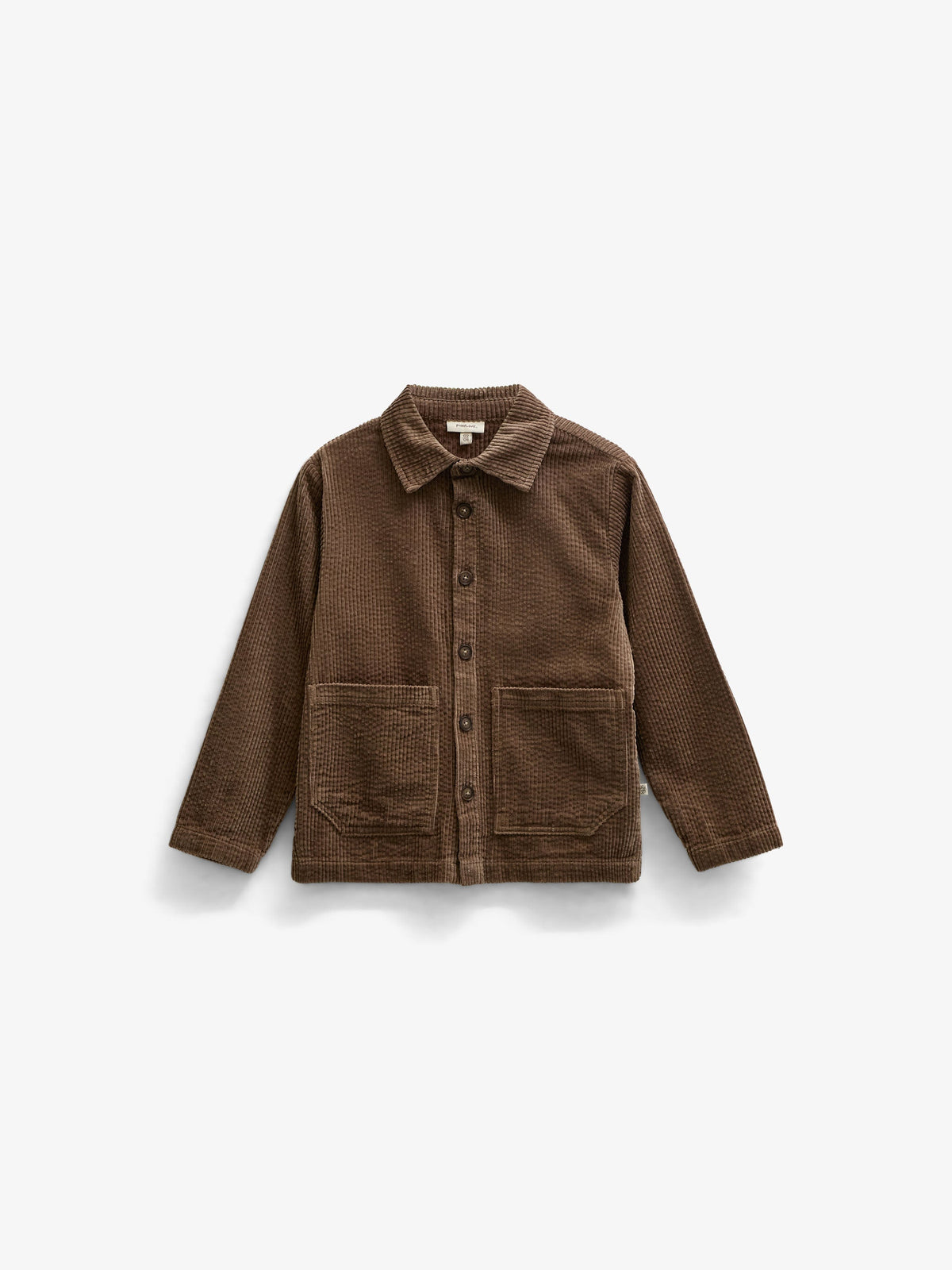 Corduroy Overshirt with Oversized Pockets - Kids - Brown | 101681 Greta