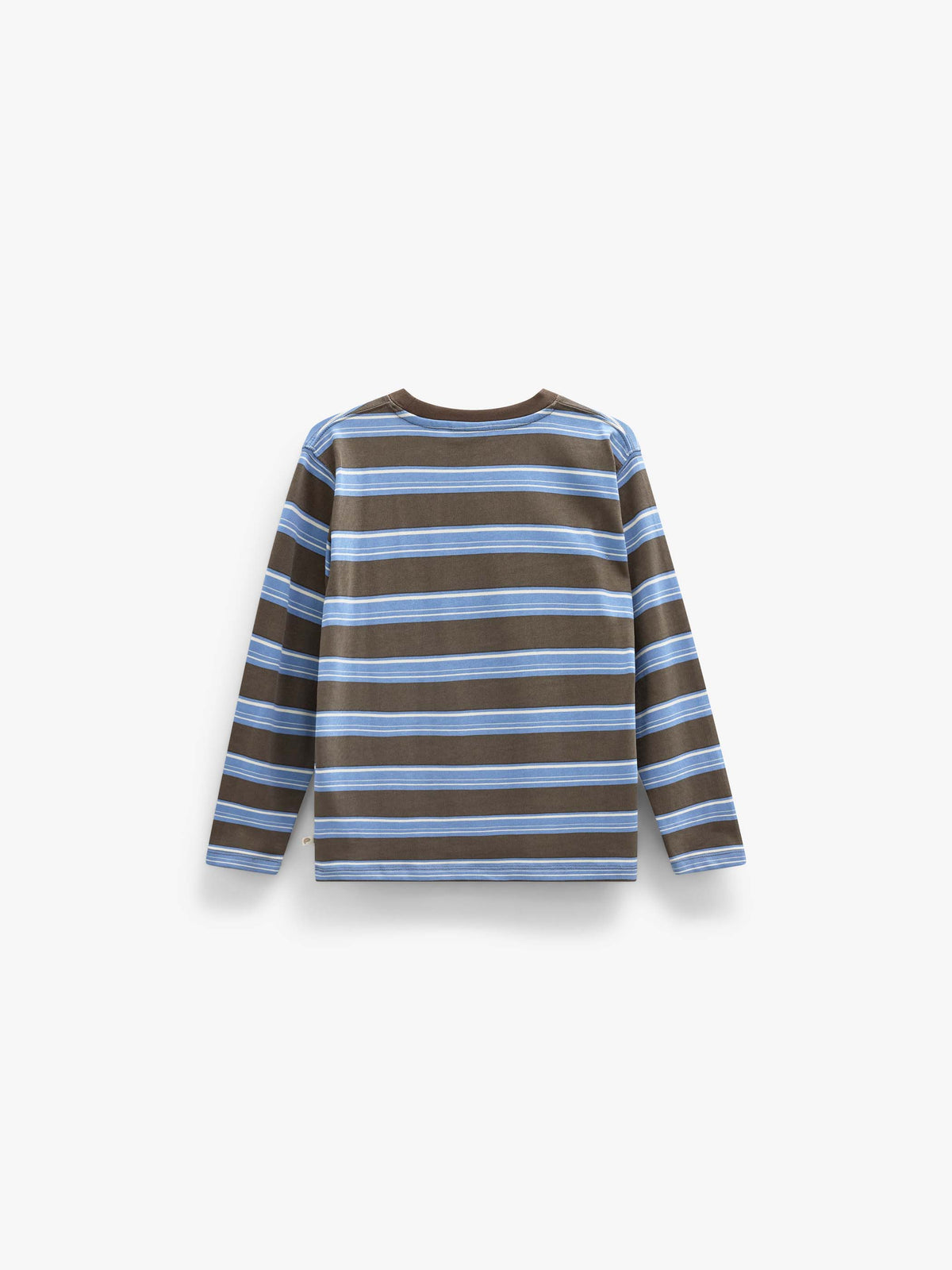 Gestreiftes Langarmshirt Kids - Brown /Blue | 101699 Hugo