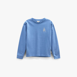 Langarmshirt mit Rückenprint Tween - Dusty Blue | 101708 Weston