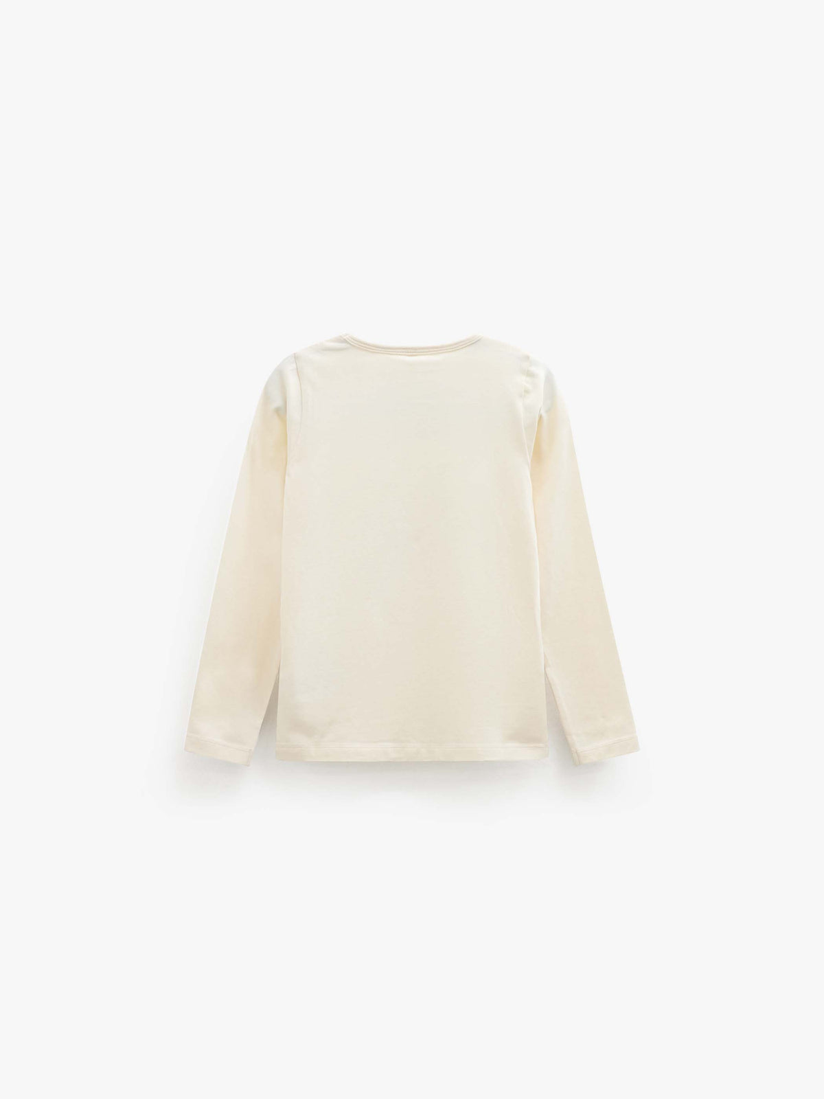 Langarmshirt mit Glitzerprint Kids - Offwhite | 101711 Piper