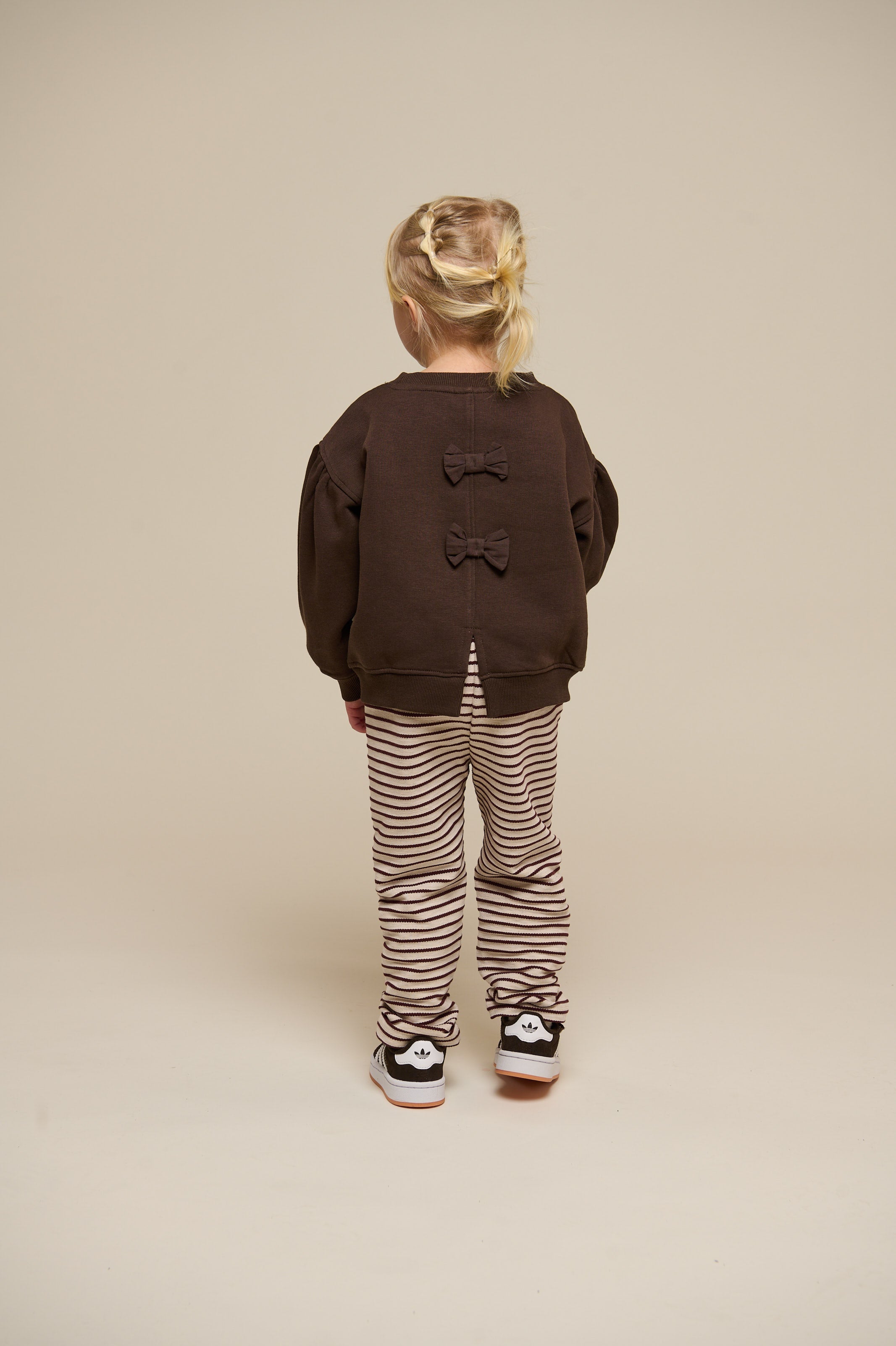 Gestreifte Jerseyhose - Kids - Brown | 101000 Emmie