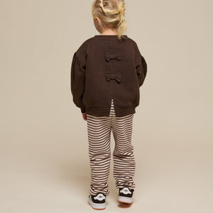 Sweatshirt mit Schleifendetail - Kids - Chocolate | 100814 Ruth