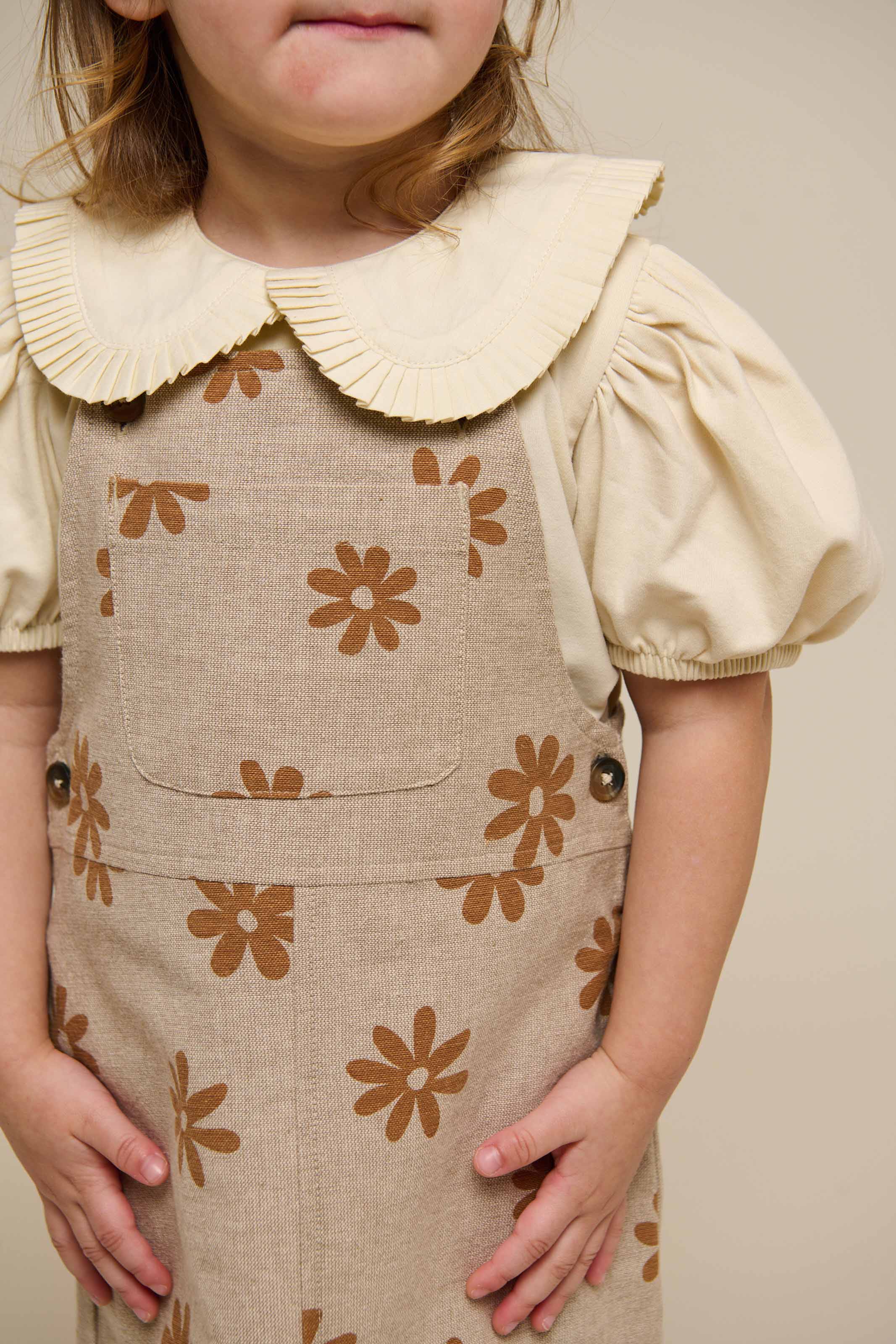 Bedruckter Baumwolltop - Kids - Sand | 101209 Molly