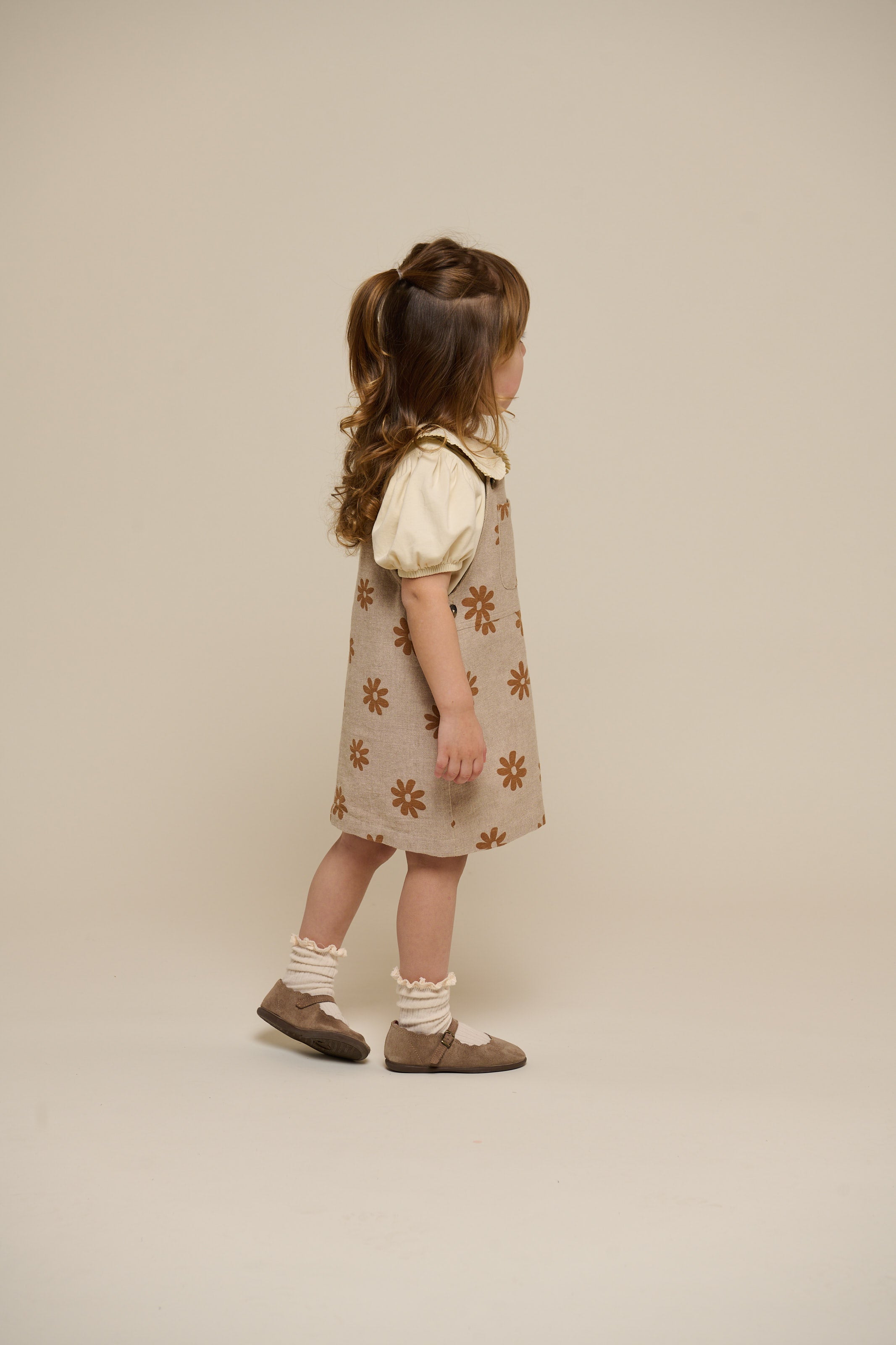 Bedruckter Baumwolltop - Kids - Sand | 101209 Molly