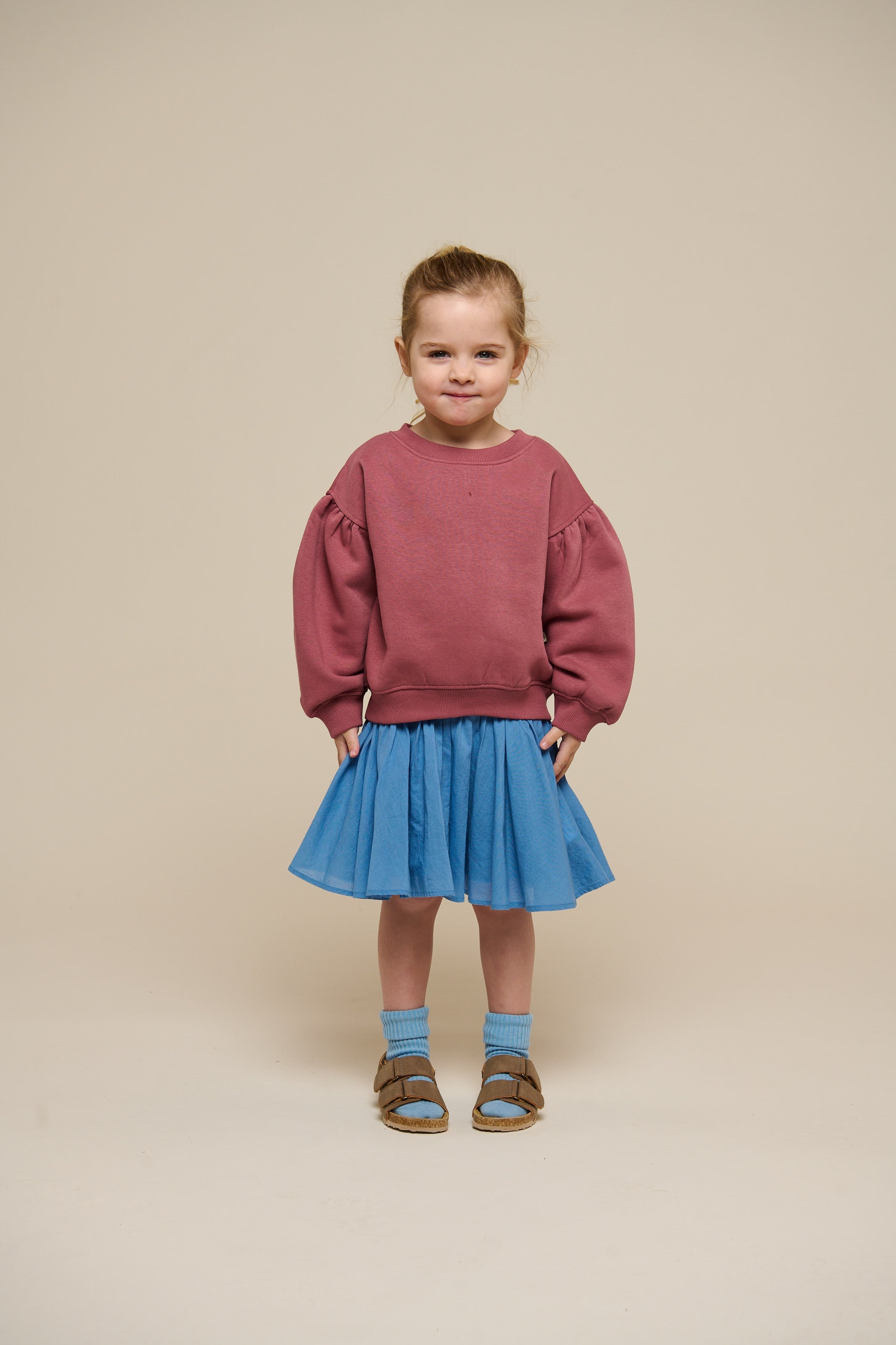 Sweatshirt mit Schleifendetail - Kids - Vintage Red | 100812 Ruth