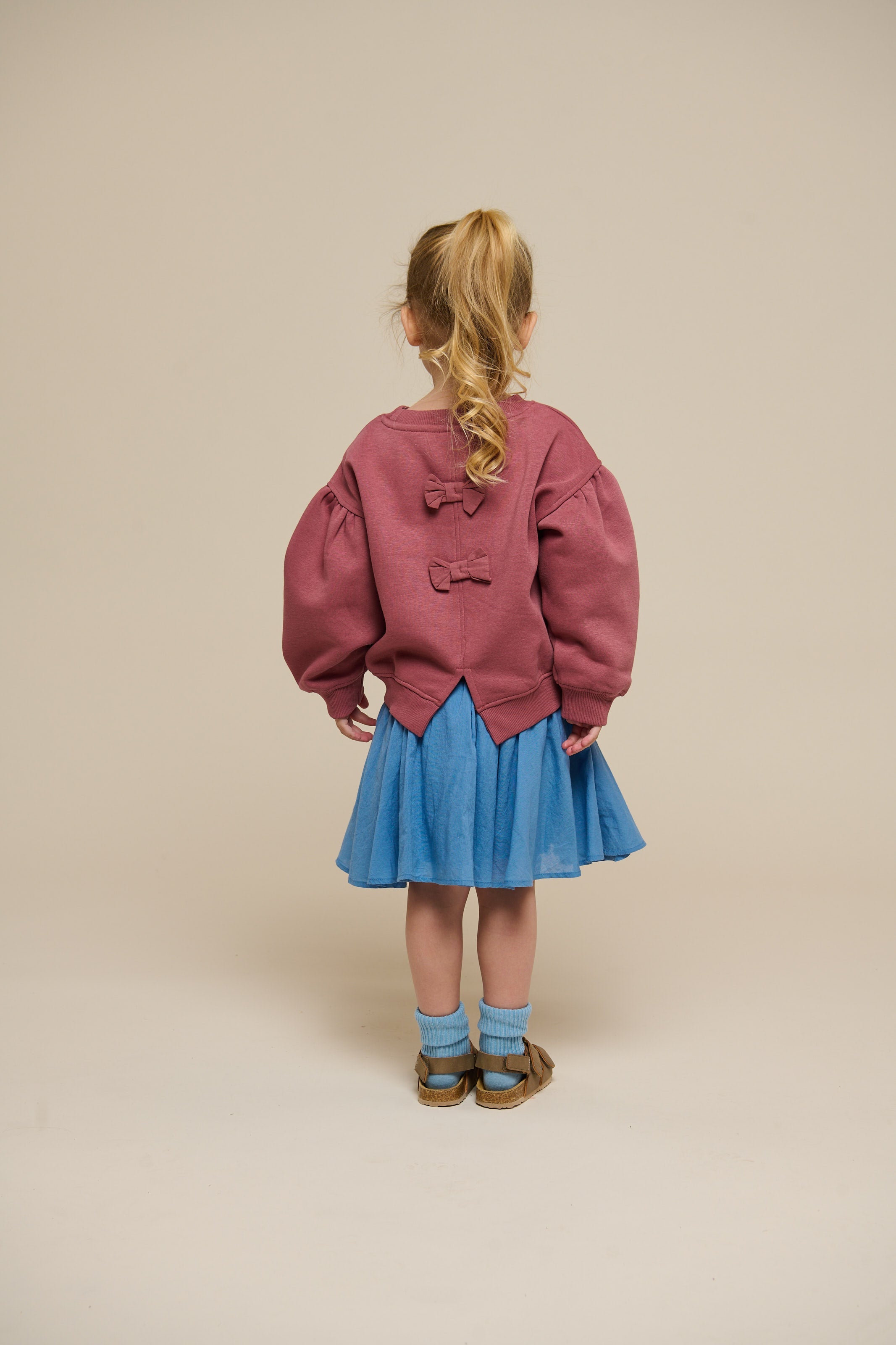 Sweatshirt mit Schleifendetail - Kids - Vintage Red | 100812 Ruth