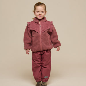 Teddyjacke mit Reißverschluss und Rüschen - Kids - Old Rose | 100636 Madison