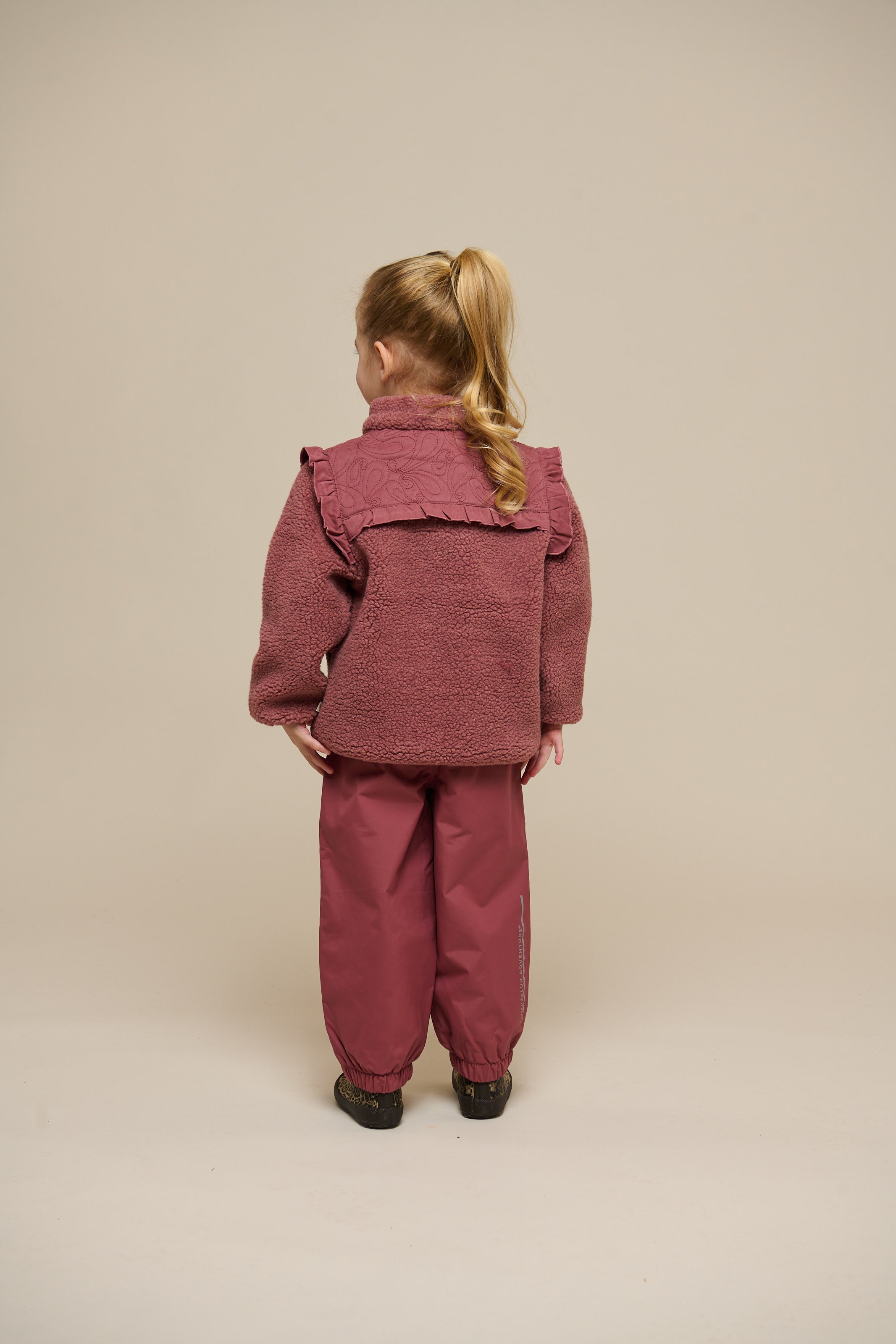 Teddyjacke mit Reißverschluss und Rüschen - Kids - Old Rose | 100636 Madison