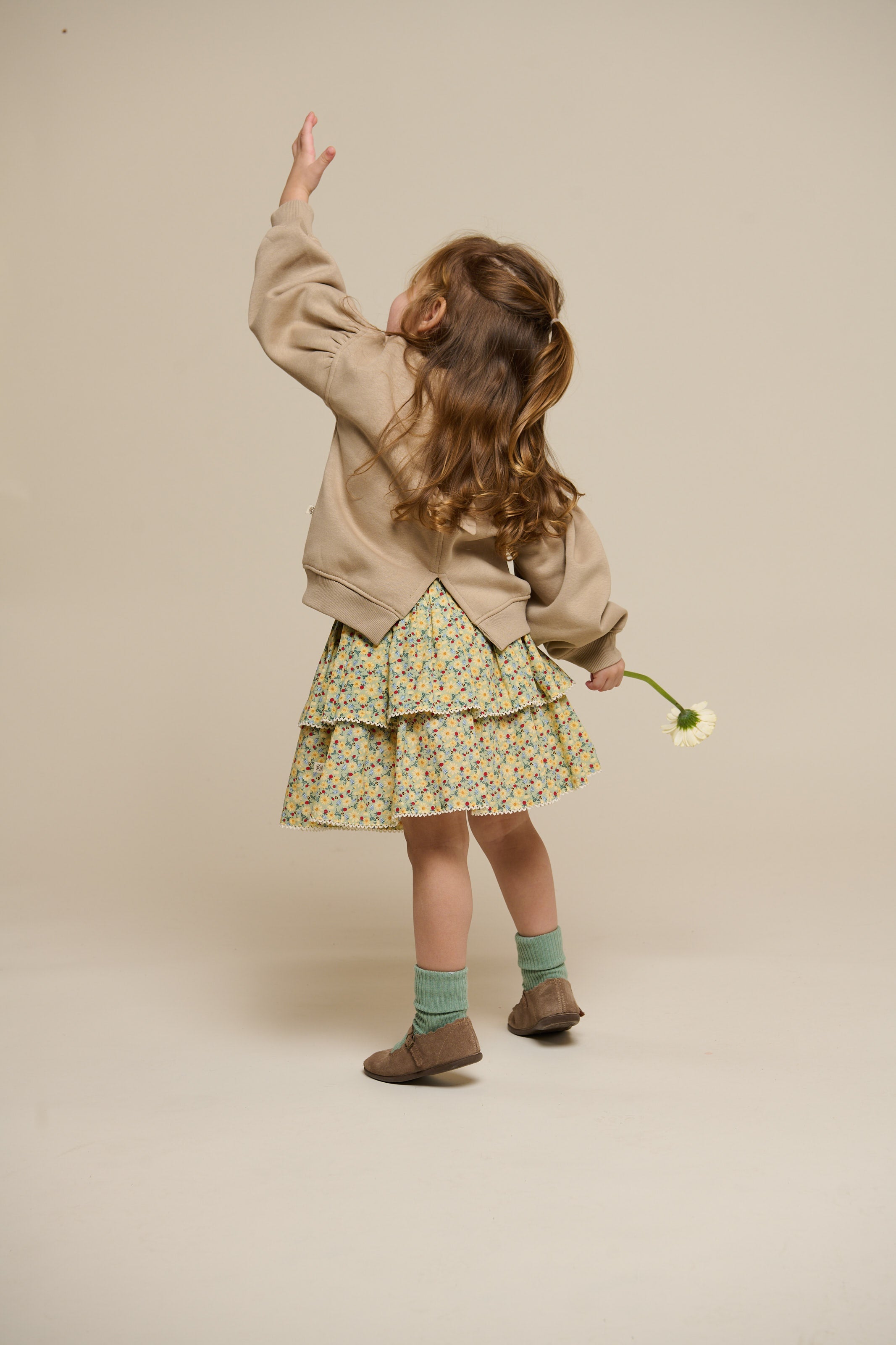 Sweatshirt mit Schleifendetail - Kids - Caffe Latte | 100816 Ruth