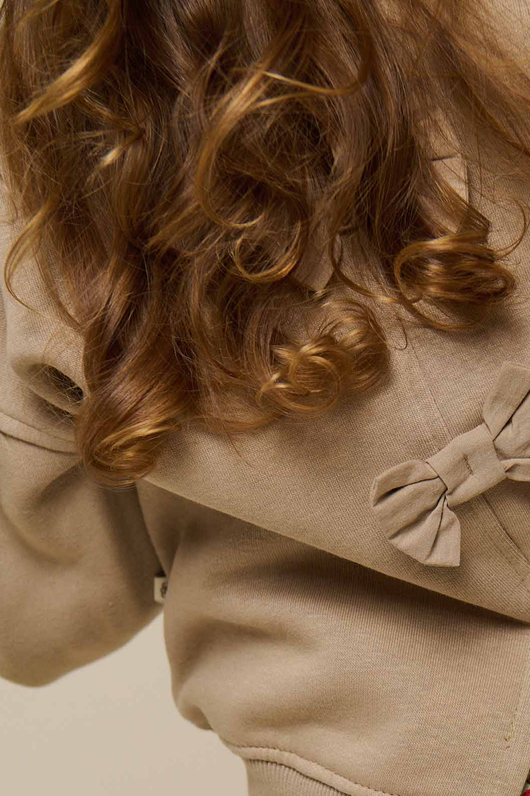 Sweatshirt mit Schleifendetail - Kids - Caffe Latte | 100816 Ruth