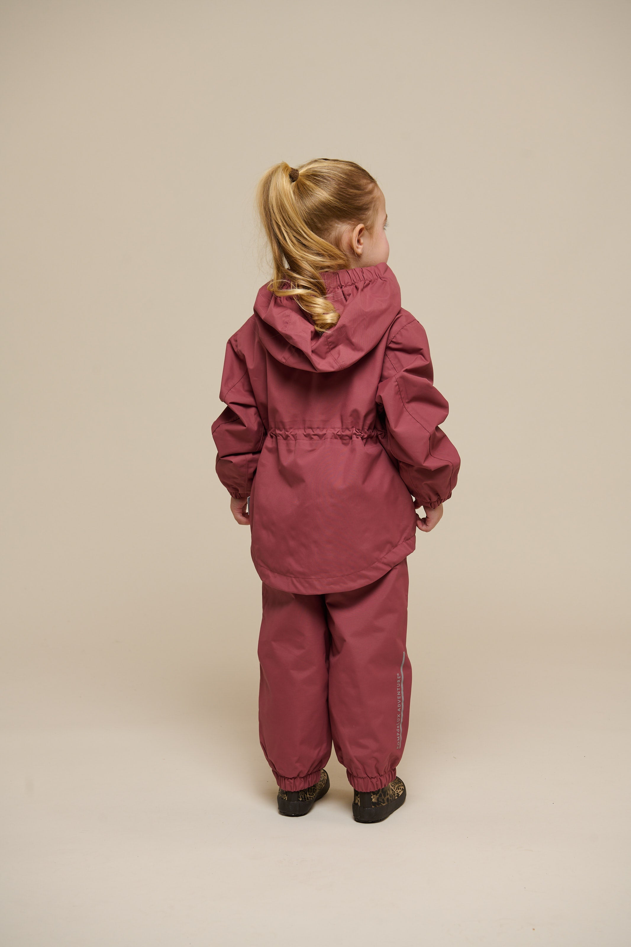 Shell Jacke mit Kordelzug - Kids - Vintage Red | 100495 Lucy