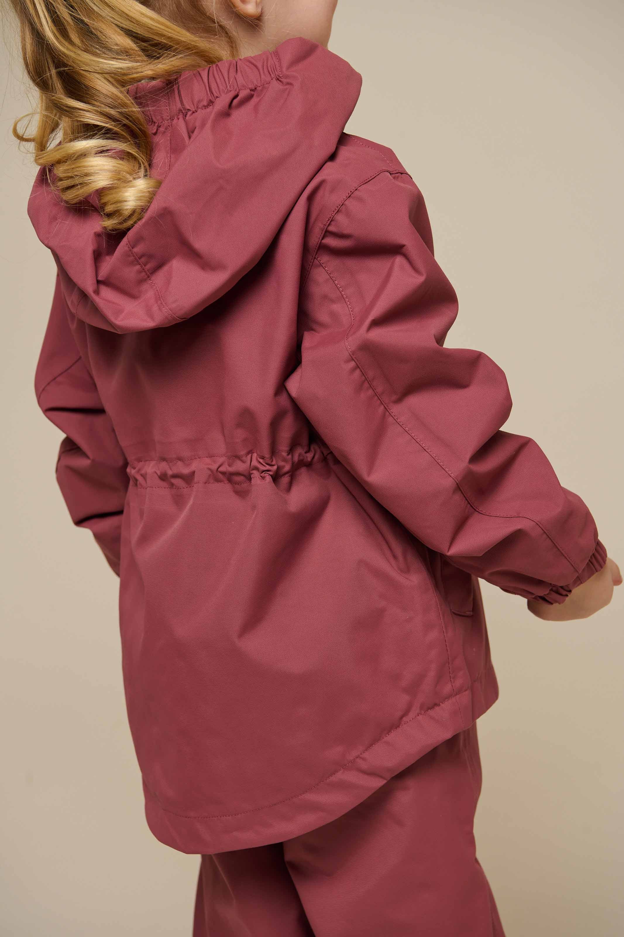 Shell Jacke mit Kordelzug - Kids - Vintage Red | 100495 Lucy