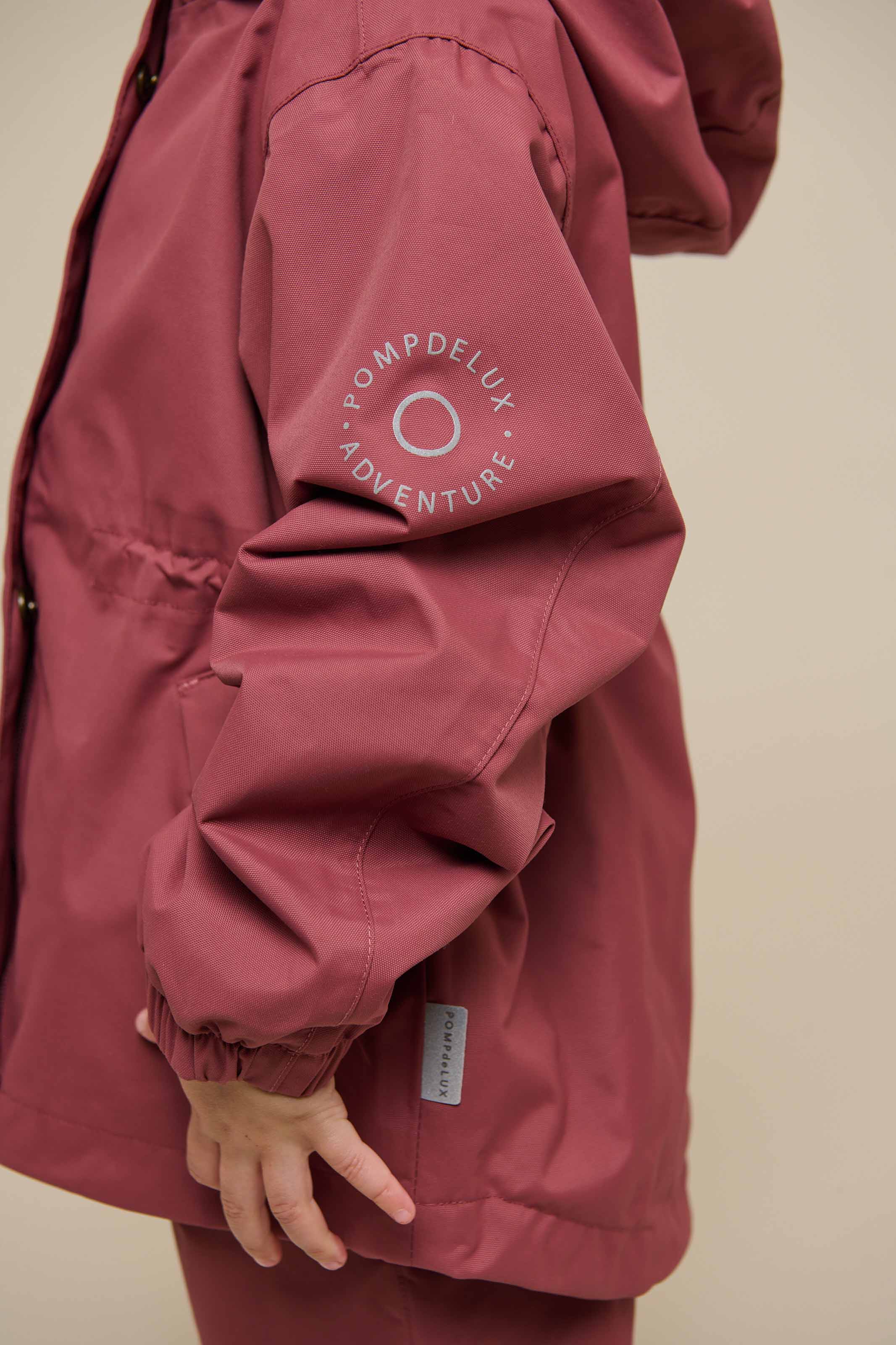 Shell Jacke mit Kordelzug - Kids - Vintage Red | 100495 Lucy