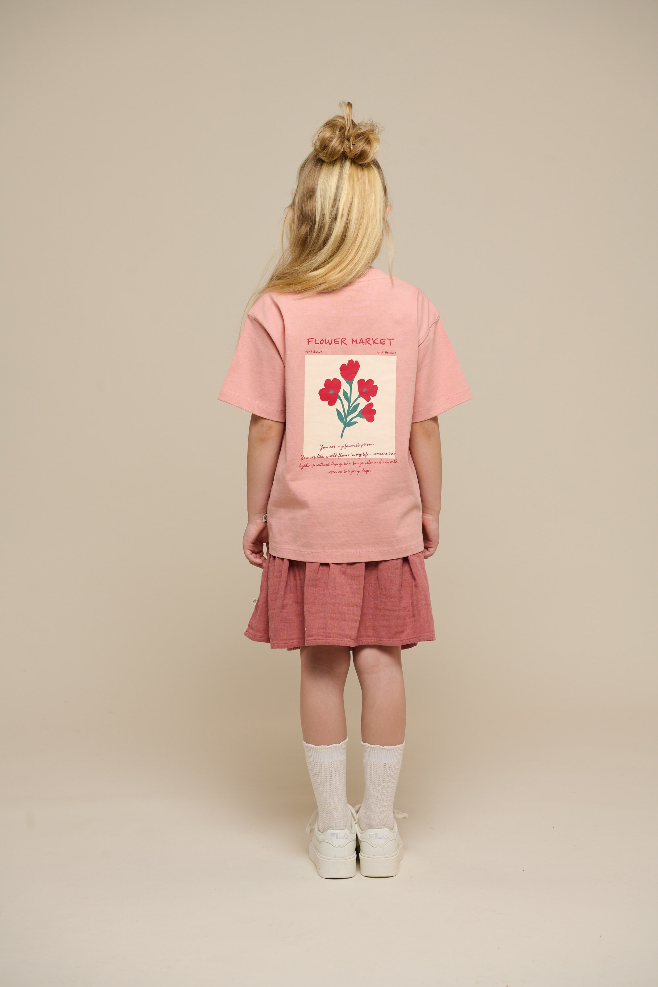 T-Shirt mit Blumenmuster - Tween - Powder Rose | 101293 Elsa