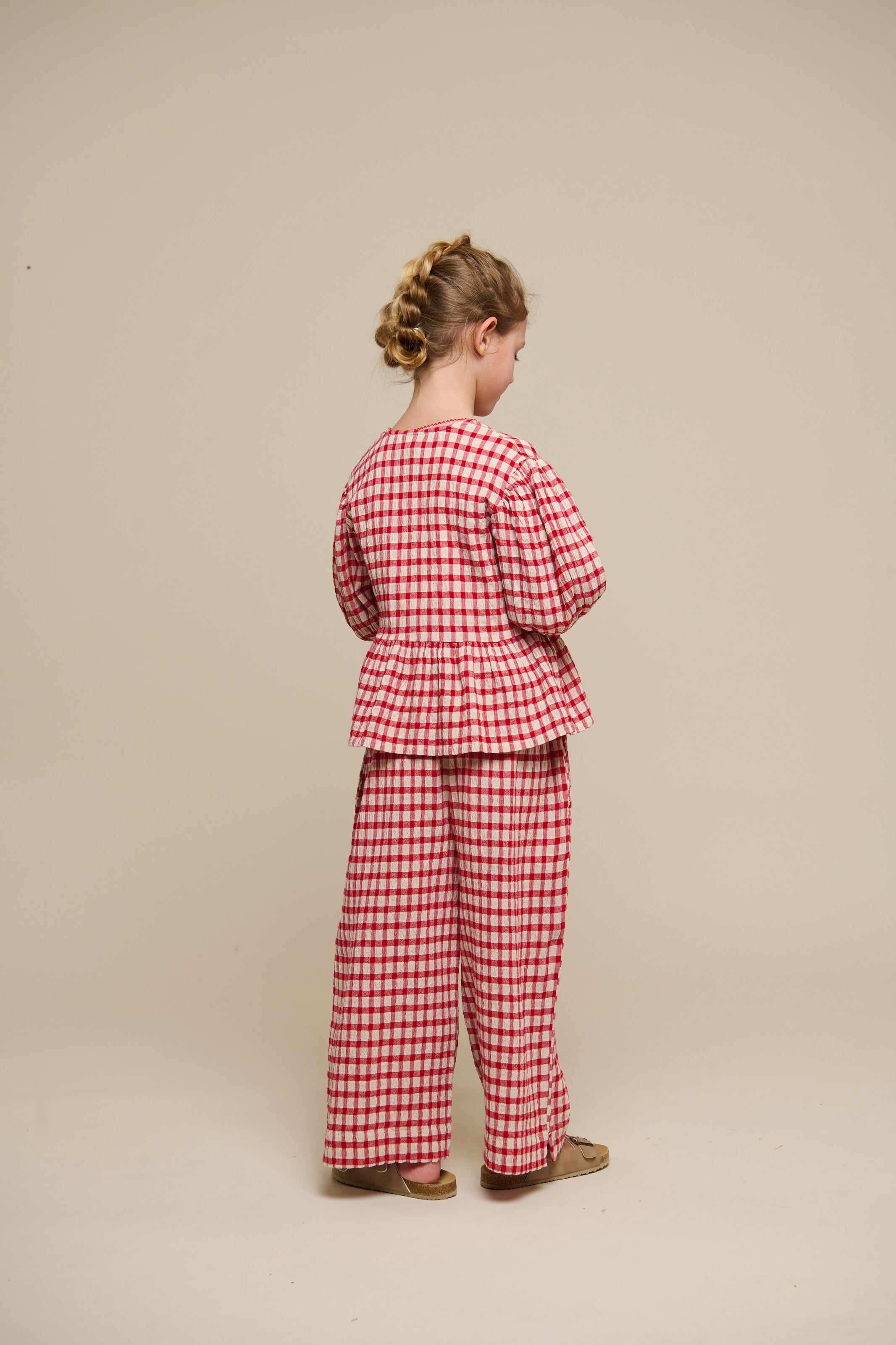 Karierte Baumwollbluse - Tween - Cherry Red | 100909 Bonnie