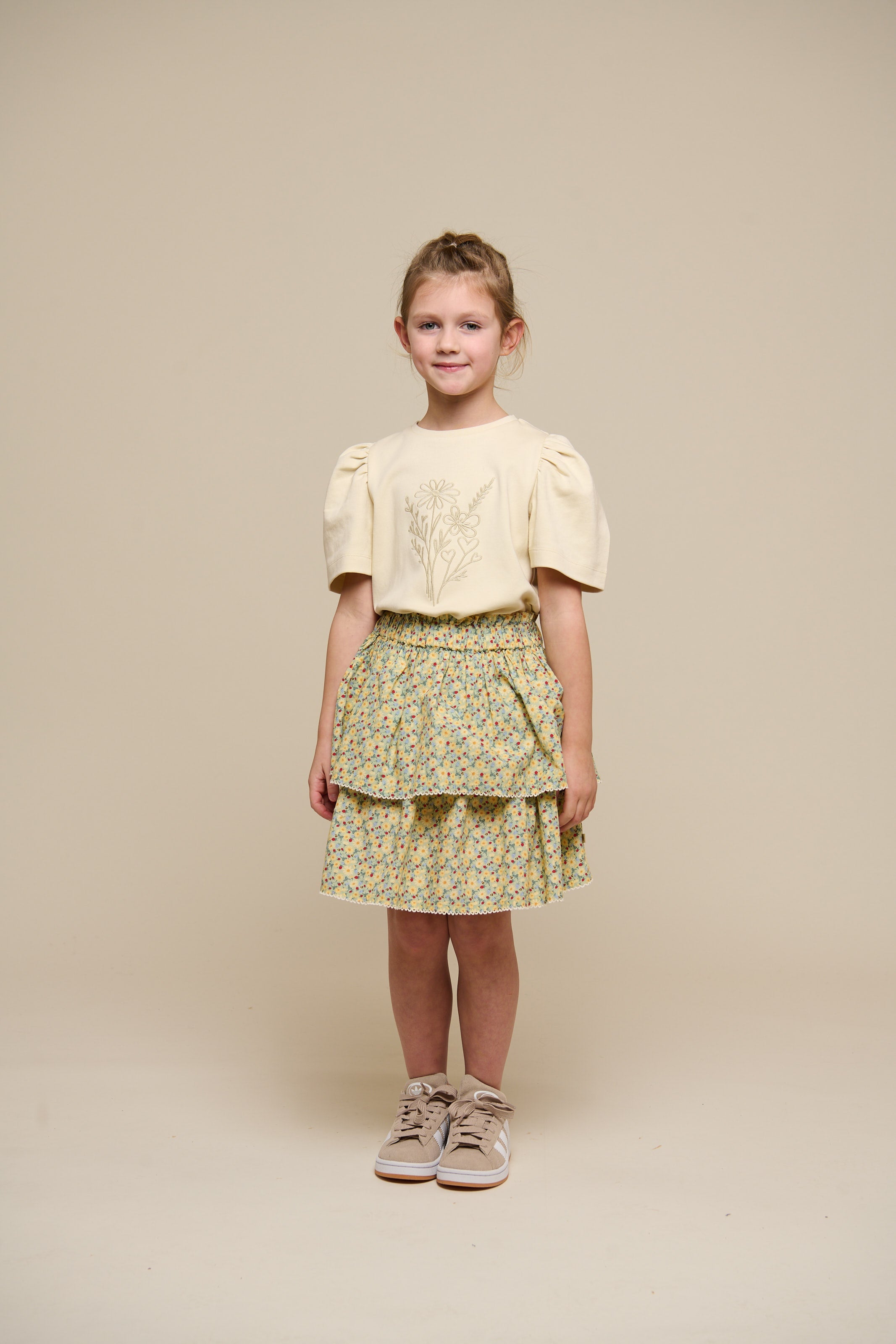 T-Shirt mit Stickerei - Tween - Offwhite | 101236 Amanda